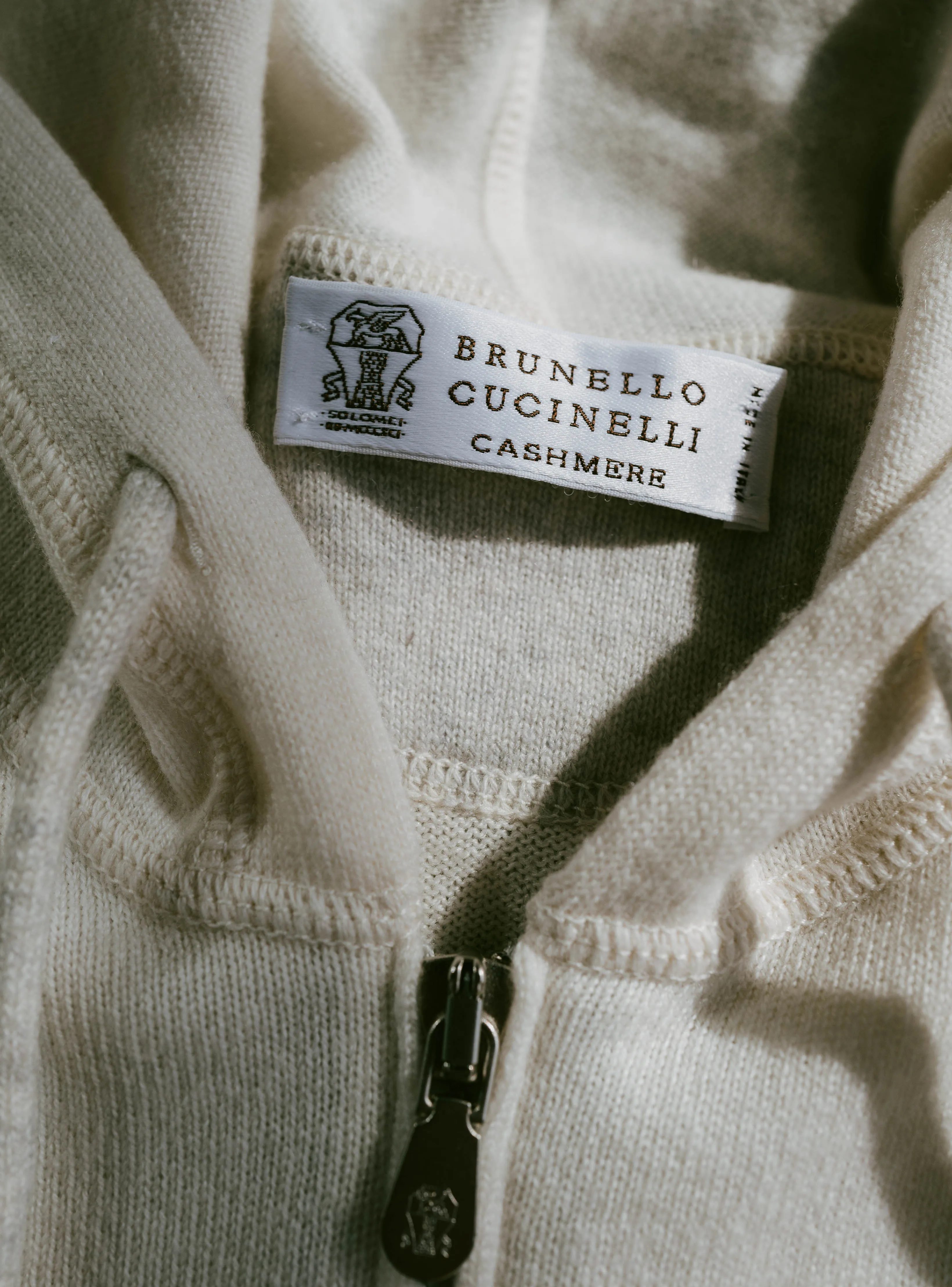 Cashmere Zip-Up Hoodie