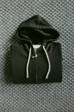 Cashmere Zip-up Hoodie
