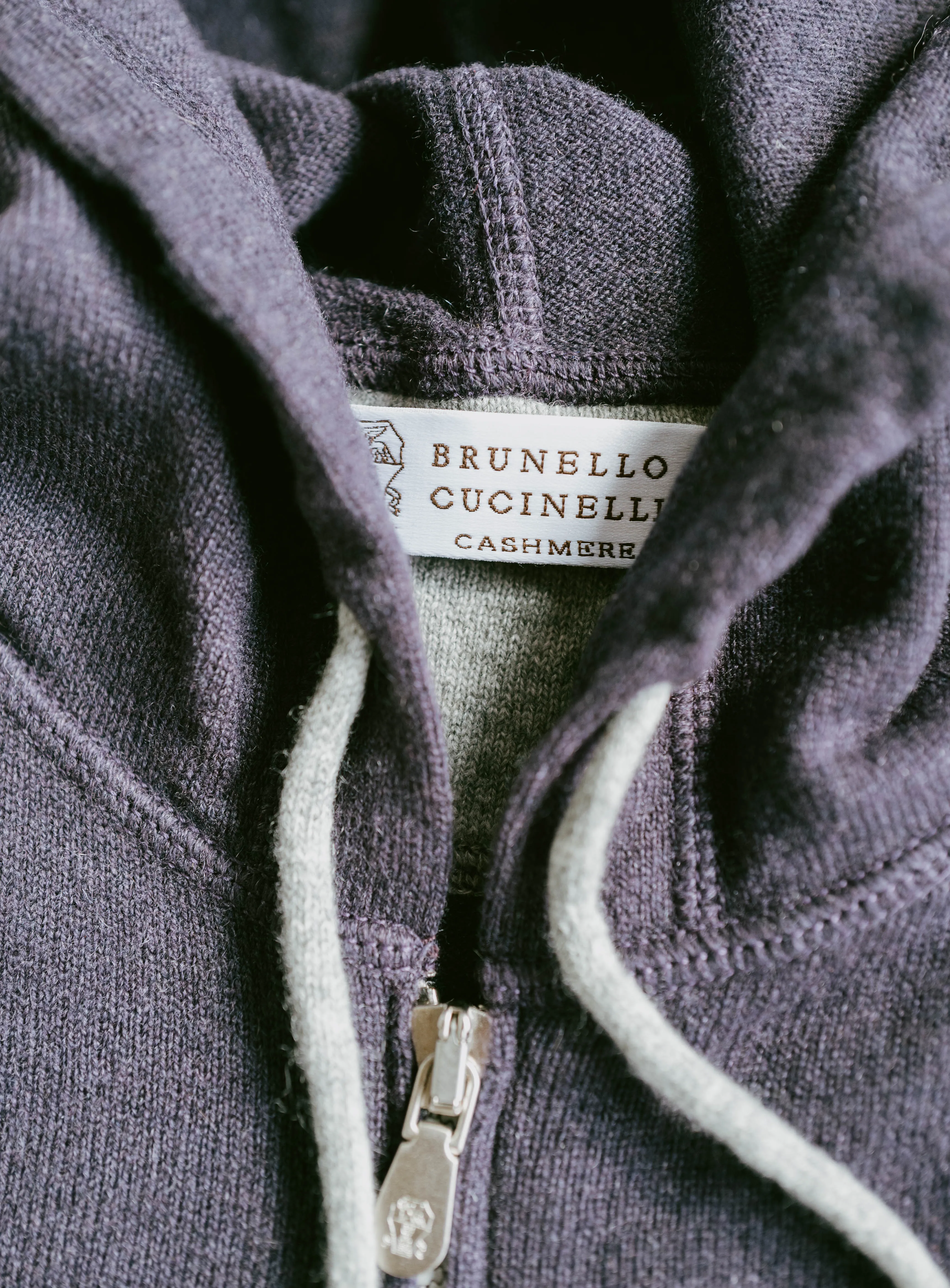 Cashmere Zip-up Hoodie