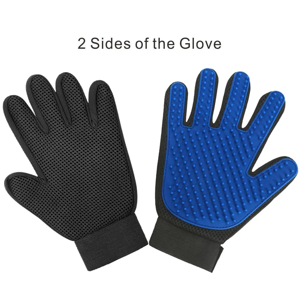 Cat Grooming Glove For Cats Wool Glove Pet Hair Deshedding Brush Comb