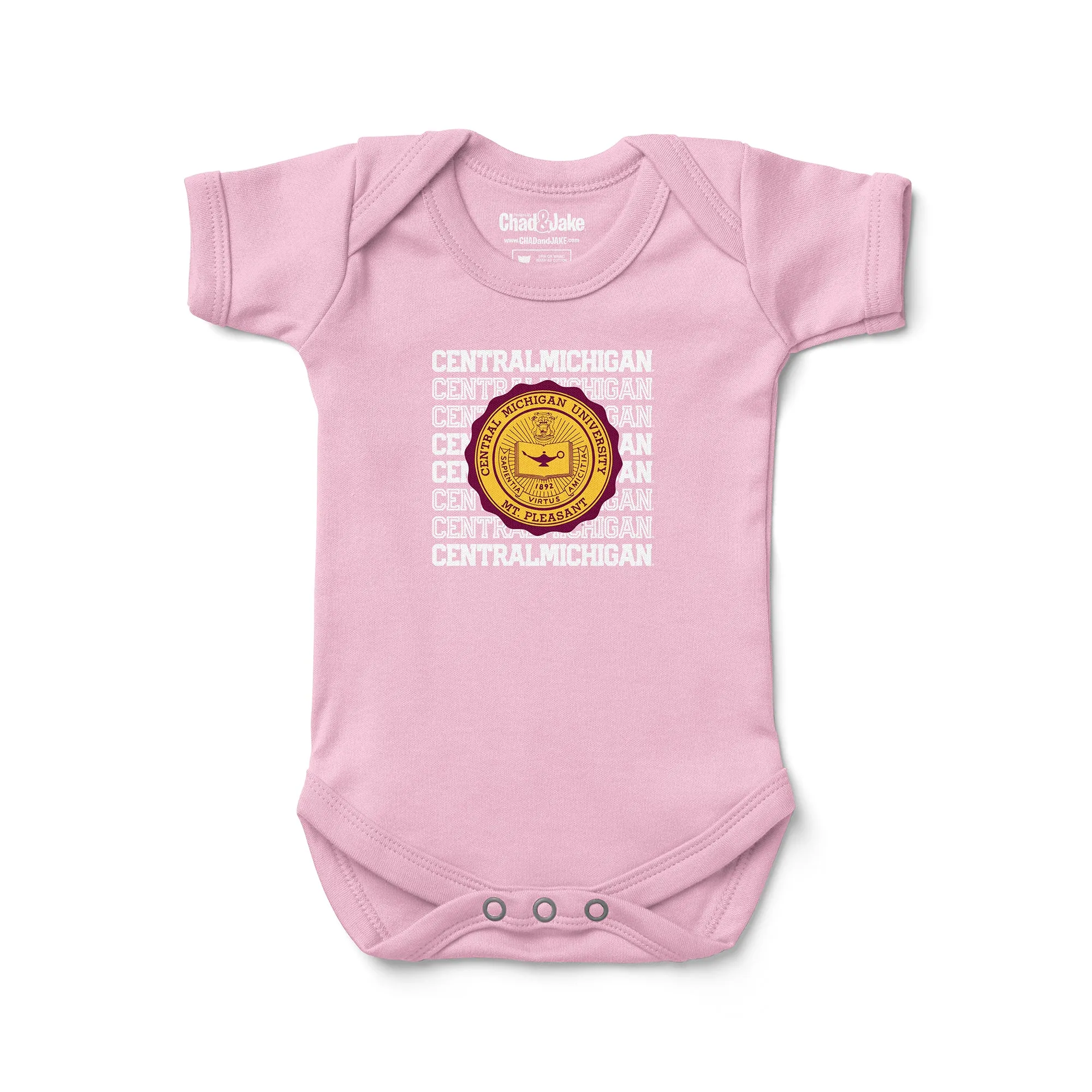 Central Michigan Chippewas Retro Bodysuit