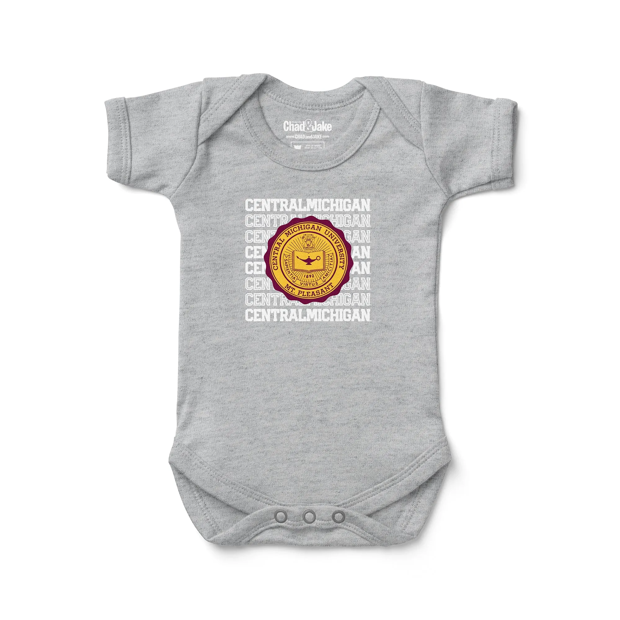 Central Michigan Chippewas Retro Bodysuit