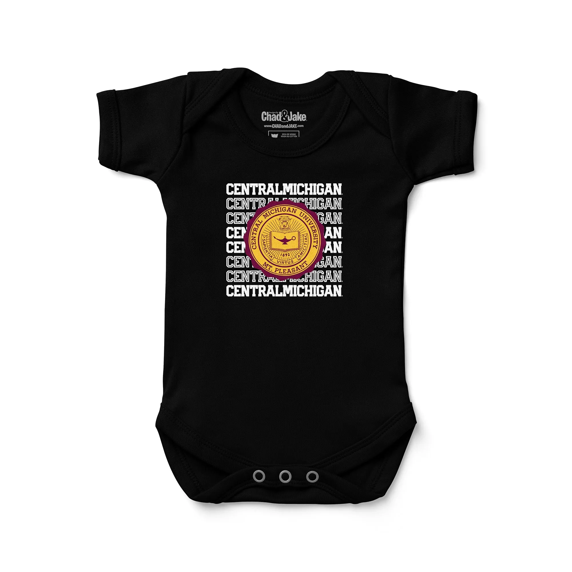 Central Michigan Chippewas Retro Bodysuit
