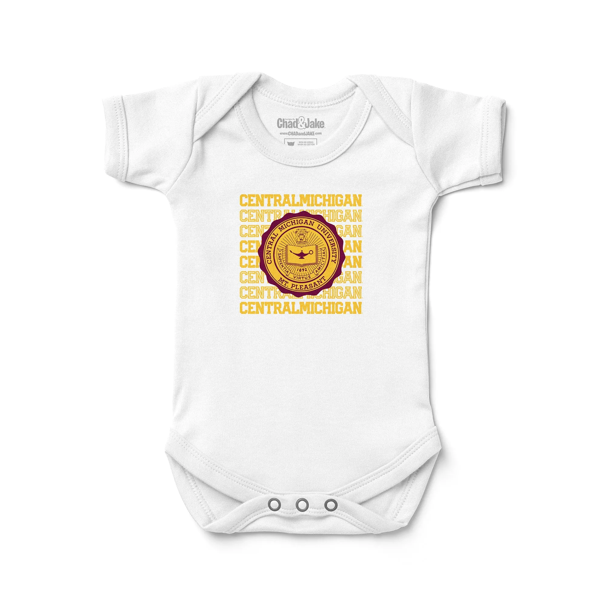 Central Michigan Chippewas Retro Bodysuit
