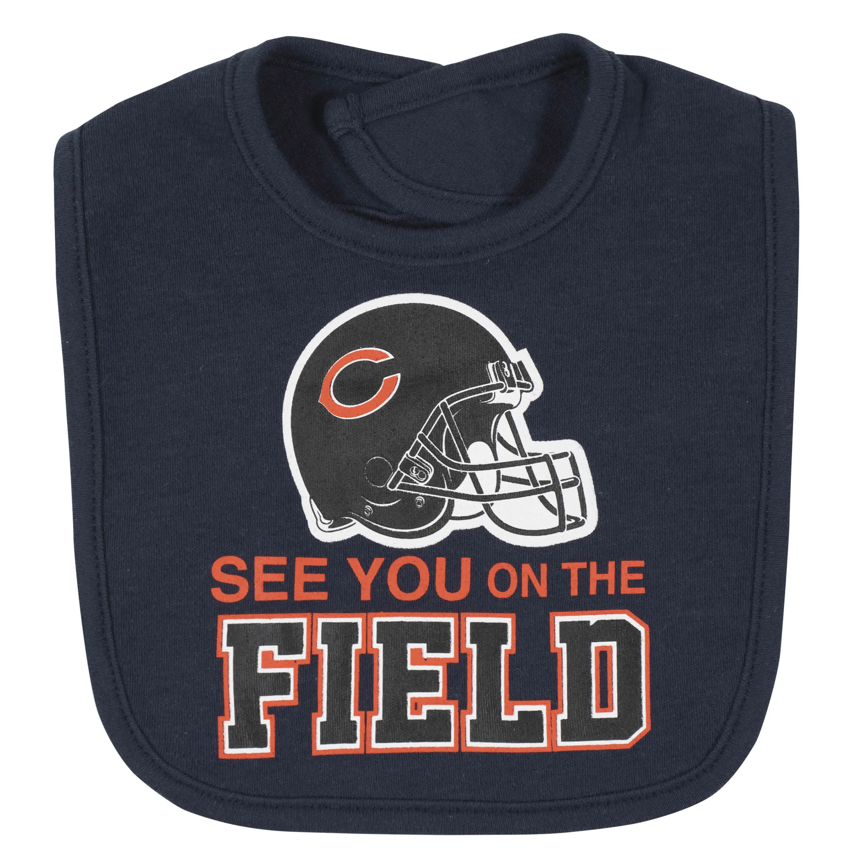 Chicago Bears 3-Piece Baby Boys Bodysuit, Bib, and Cap Set