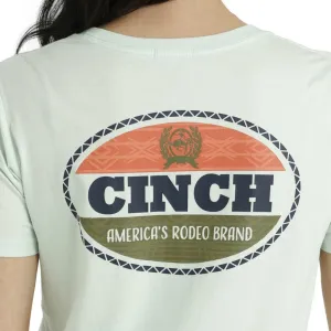 Cinch Women's American Rodeo Brand T-Shirt in Light Blue