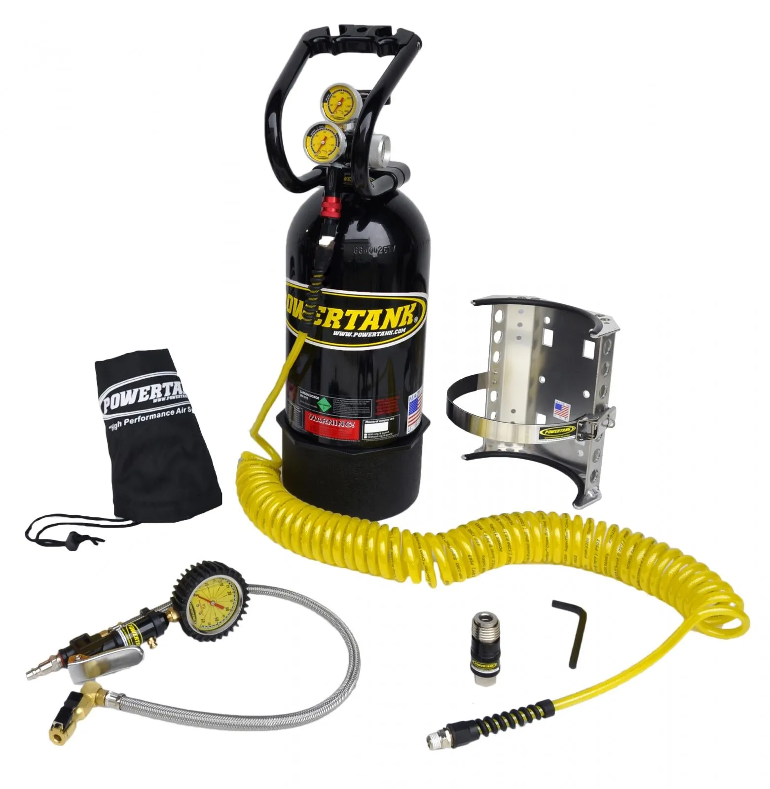 CO2 Tank 10 LB Package B System W/Power Flow II 250 PSI Power Tank