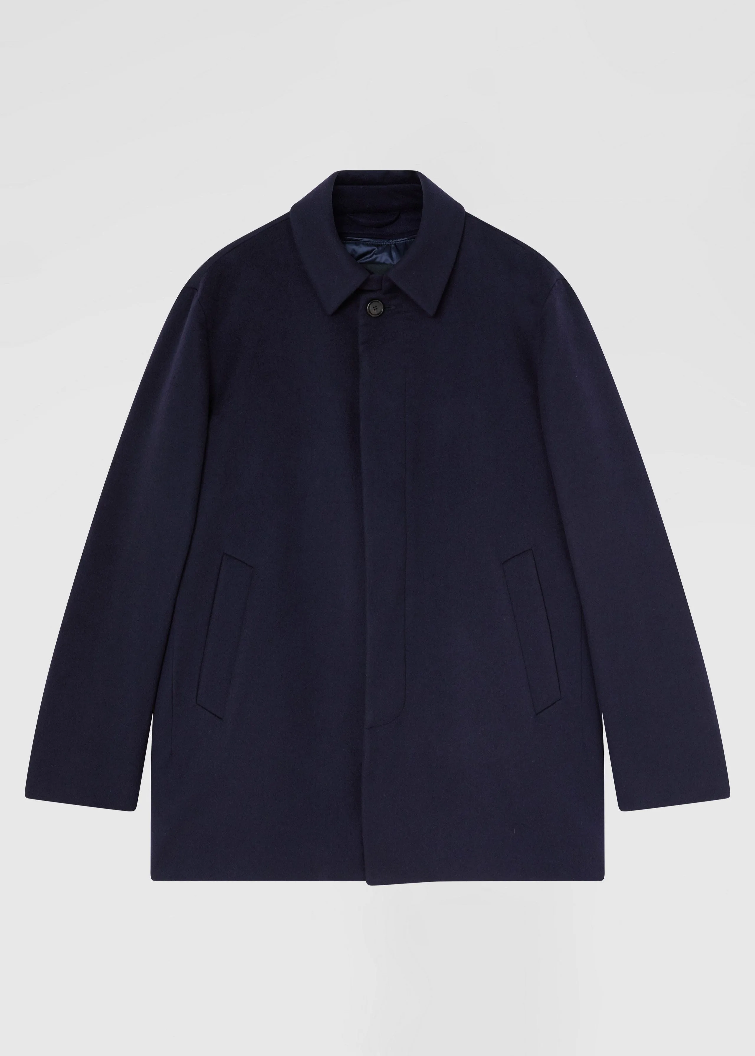Coat with detachable down interior in Loro Piana® cashmere