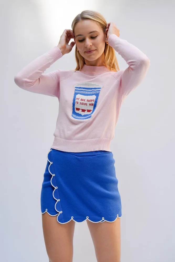 COFFEE CUP SWEATER PINK