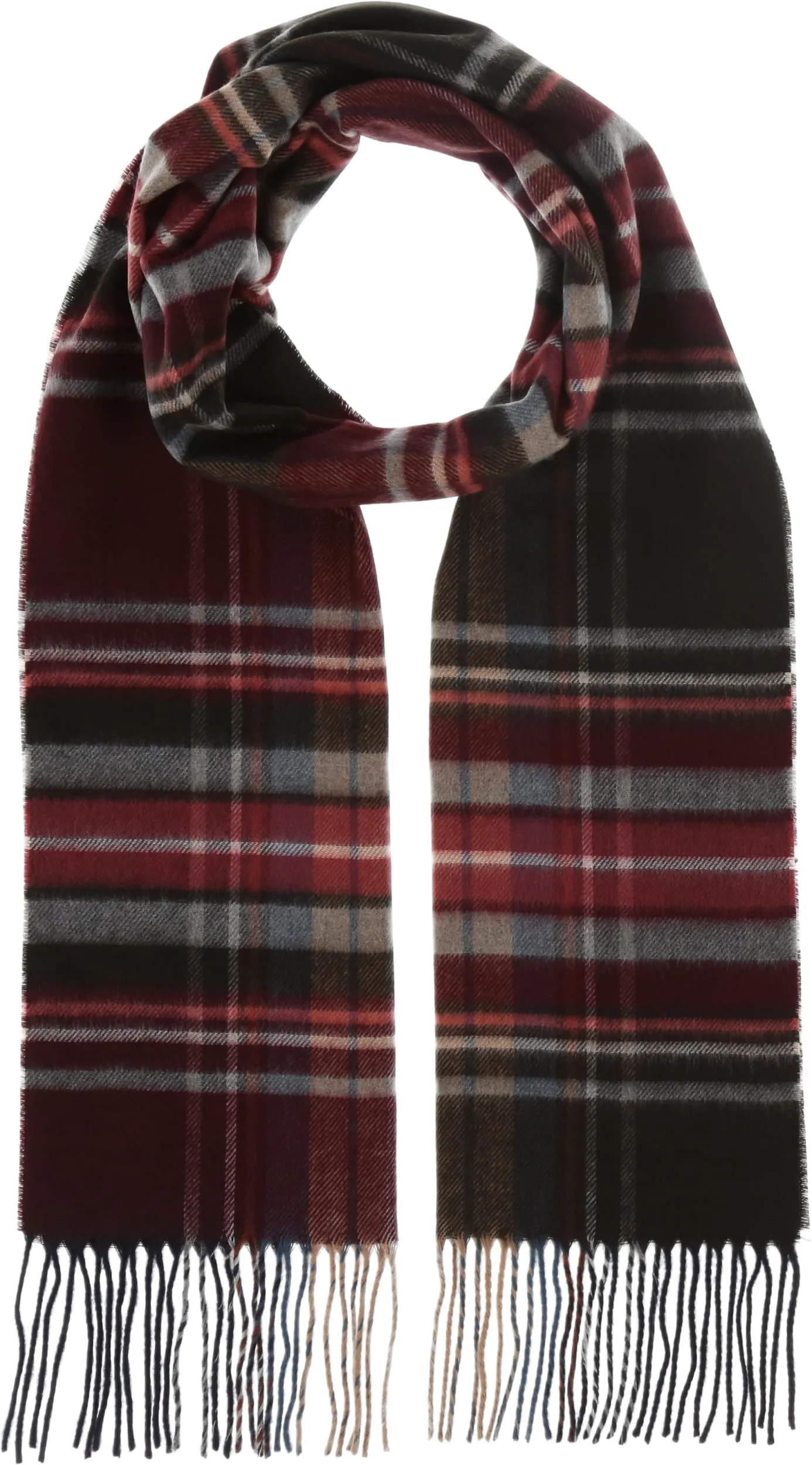 Coloured Tartan Cashmink® Scarf