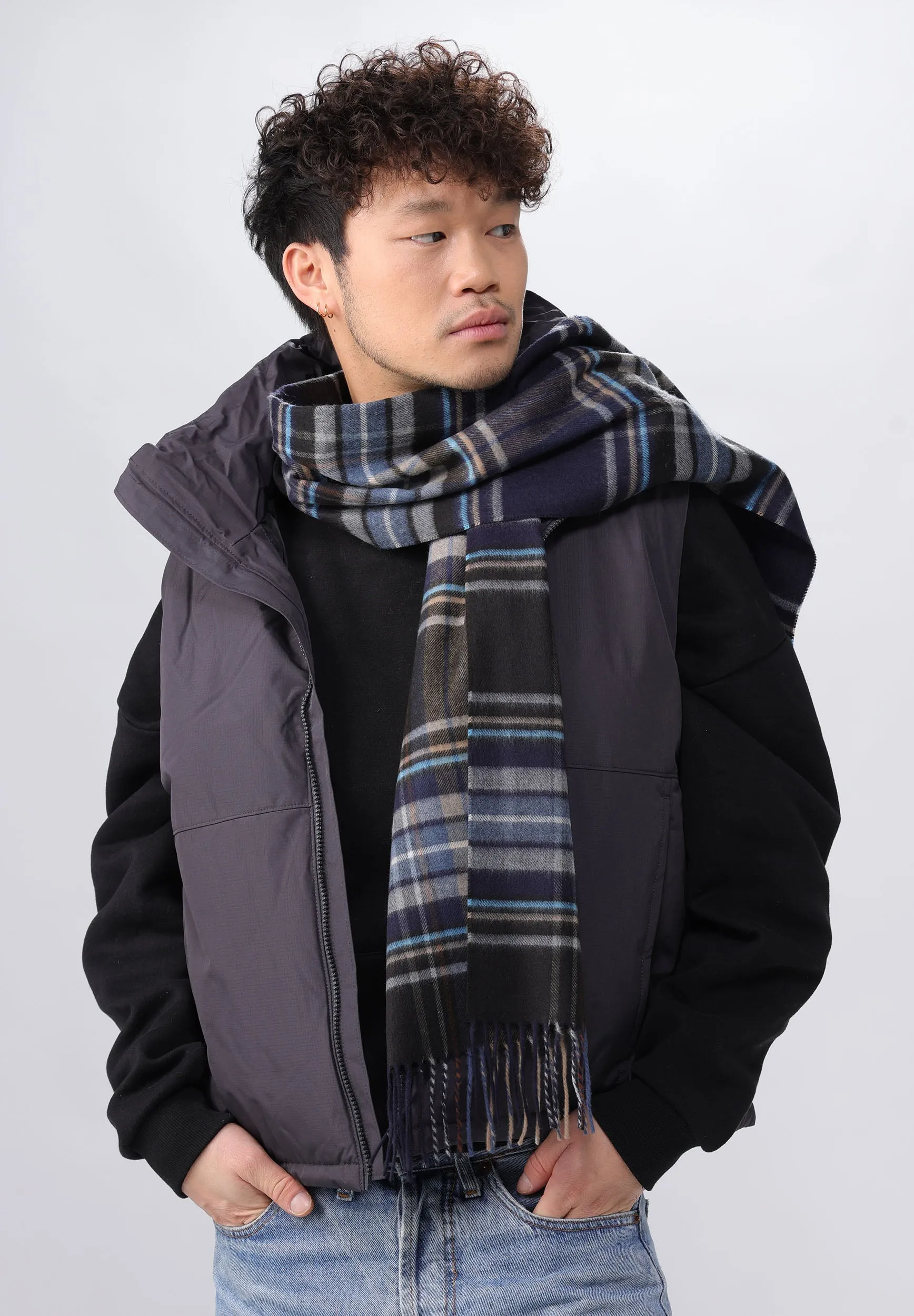 Coloured Tartan Cashmink® Scarf