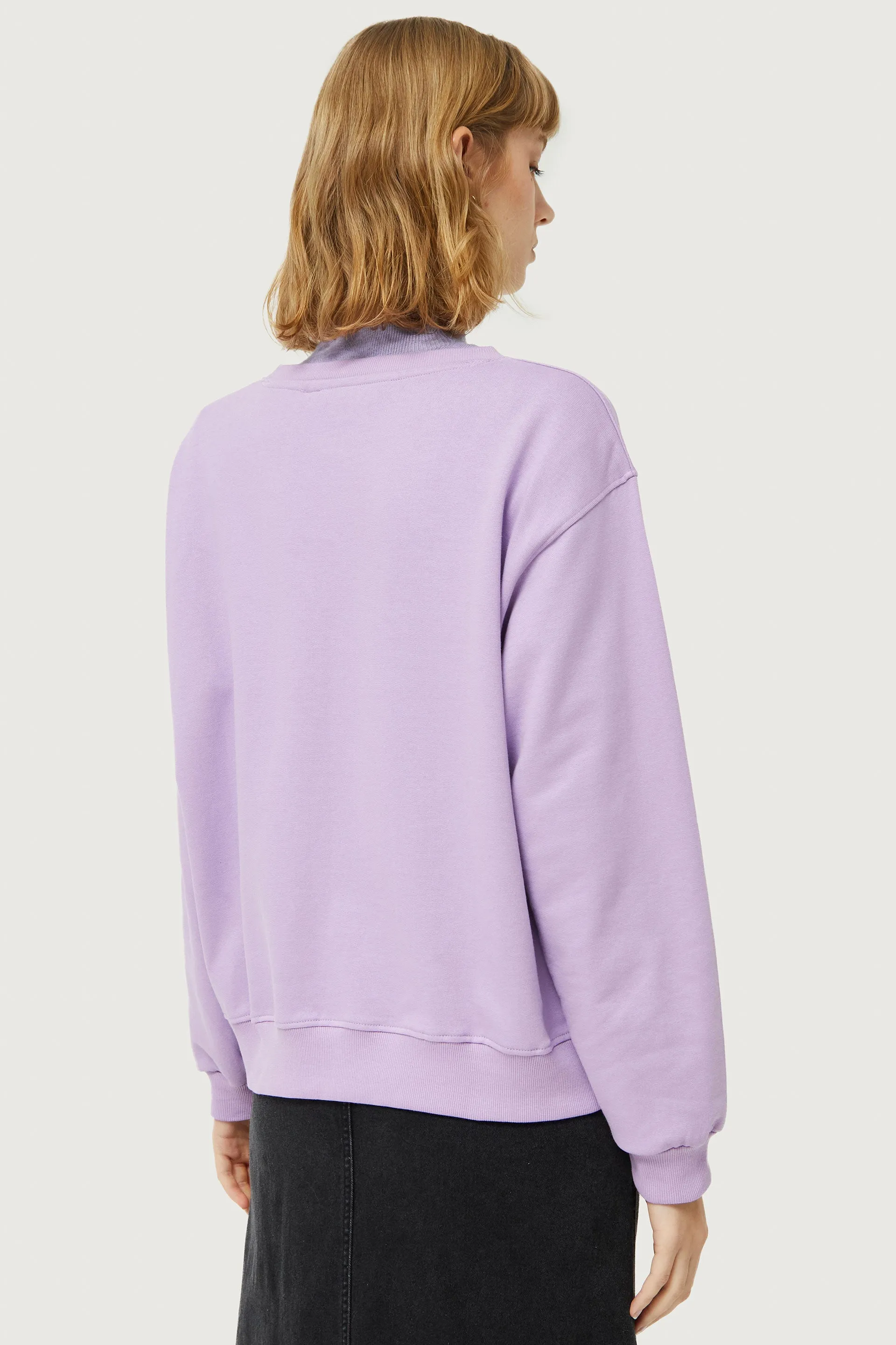 Compañia Fantastica - White Bird Sweater in Lilac
