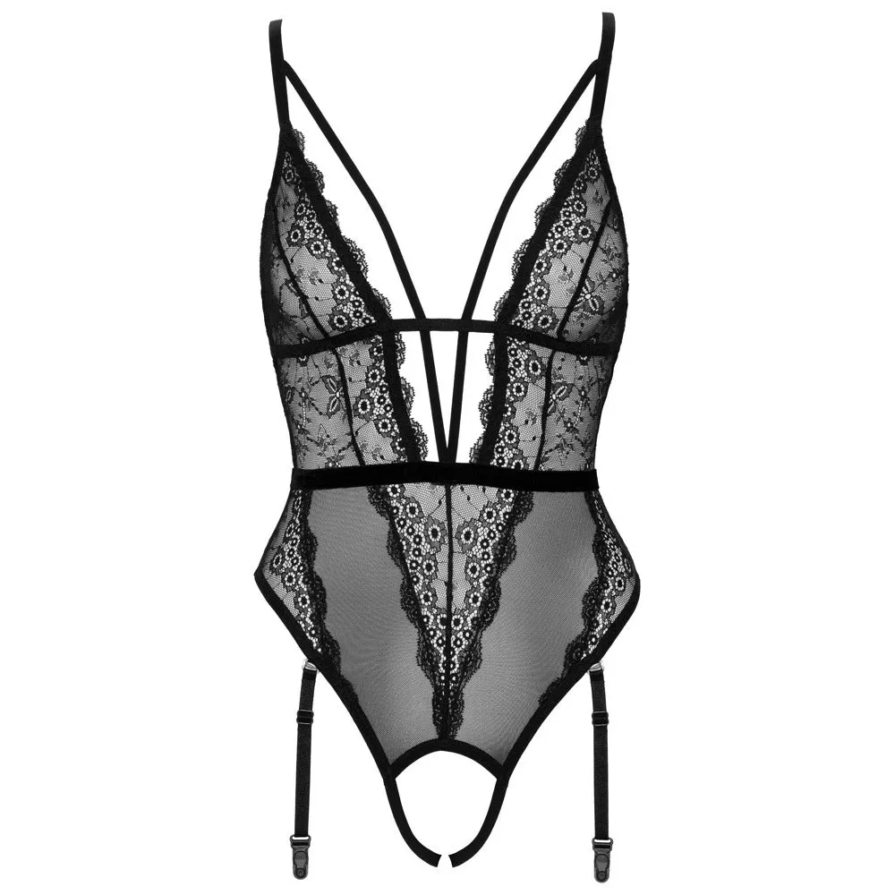 Cottelli Pearl Crotch Sexy Body Black