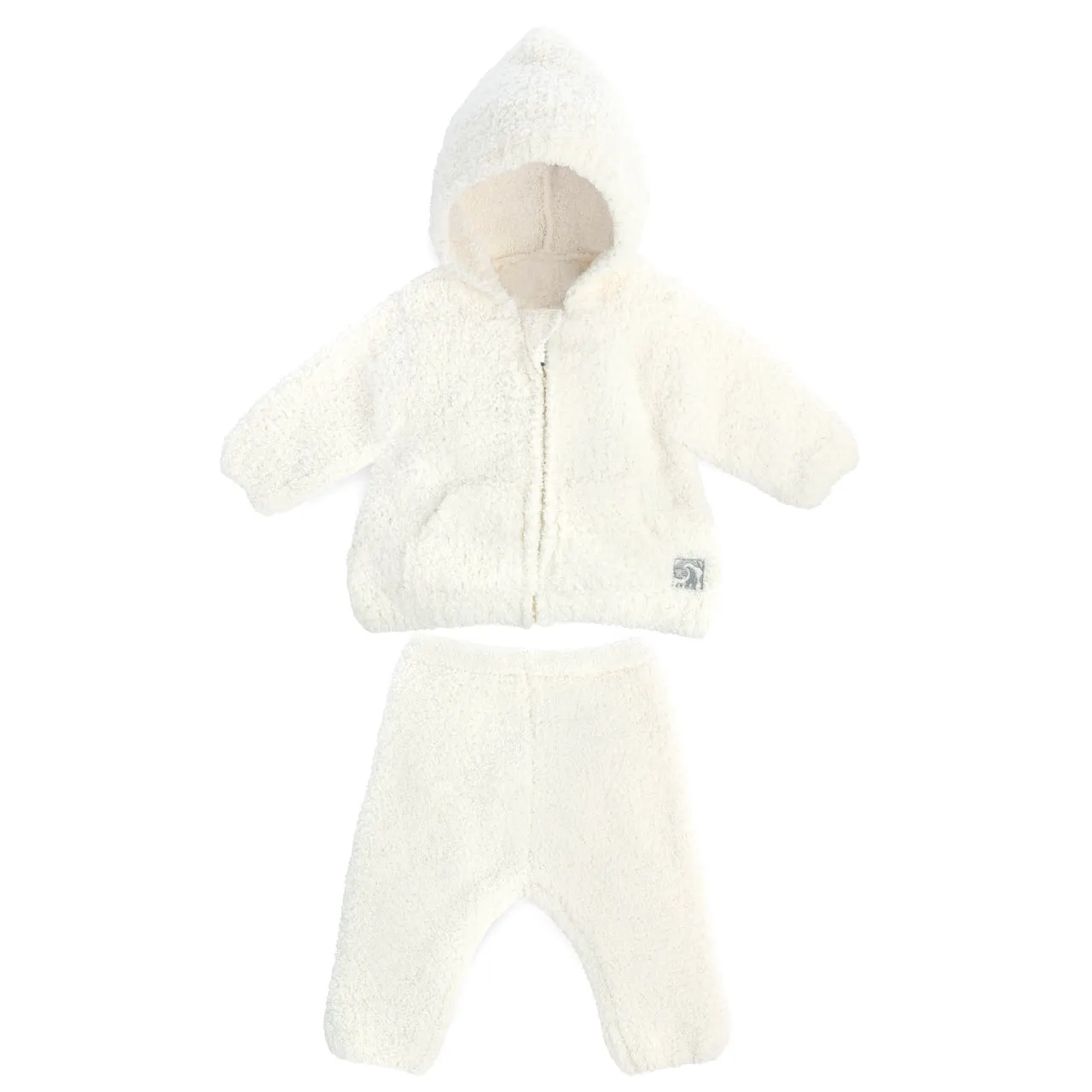 Cream Baby Hoodie & Pant Set