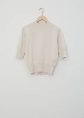 Crop Sleeve Sweatshirt Knit