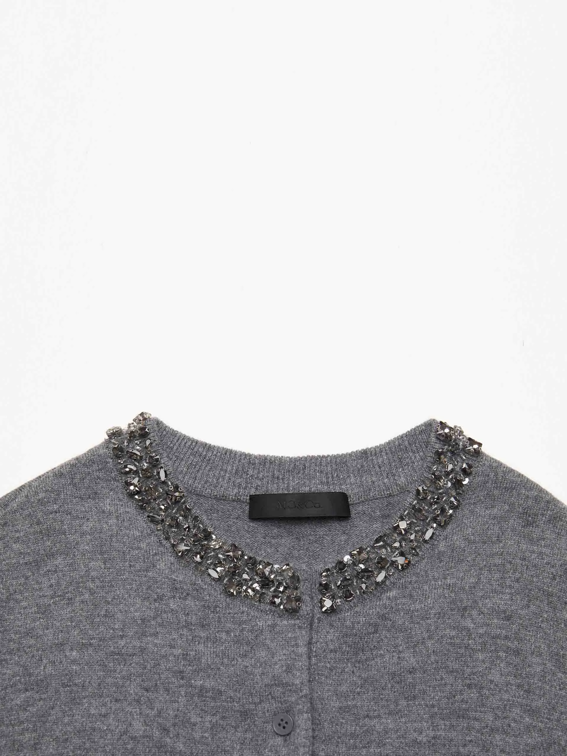 Crystal Detail Knit Cardigan