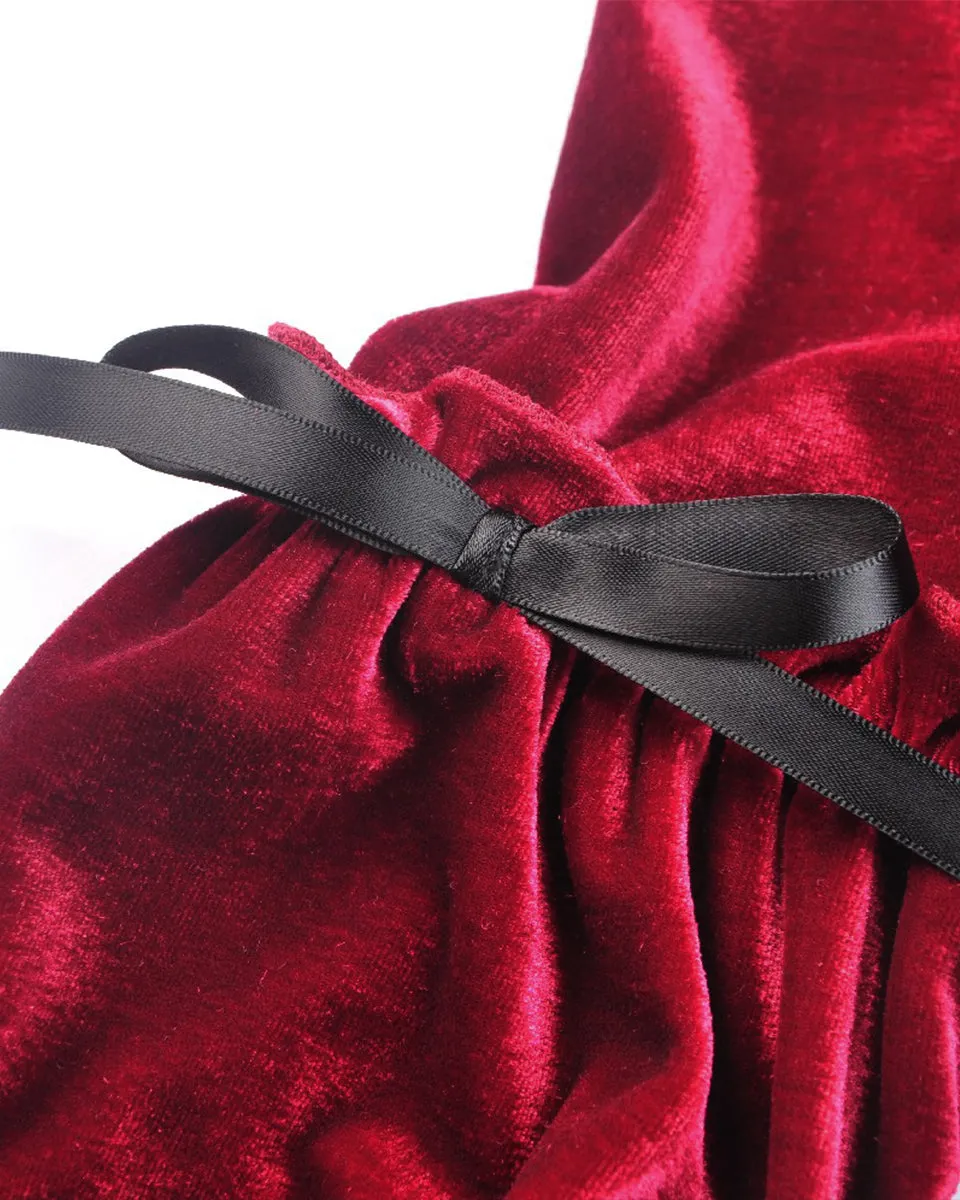 Dark In Love Bathory Gothic Lolita Dress - Red & Black