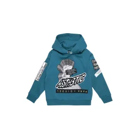 Diesel Boys Turquoise Long Sleeve Asthetic Hoodie