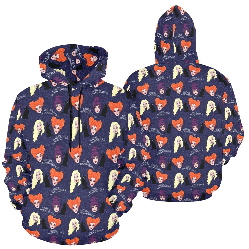 Disney Hocus Pocus Gather Round Sisters Hoodie for Women