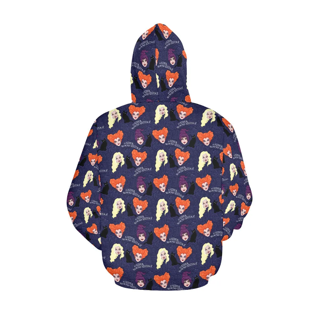 Disney Hocus Pocus Gather Round Sisters Hoodie for Women