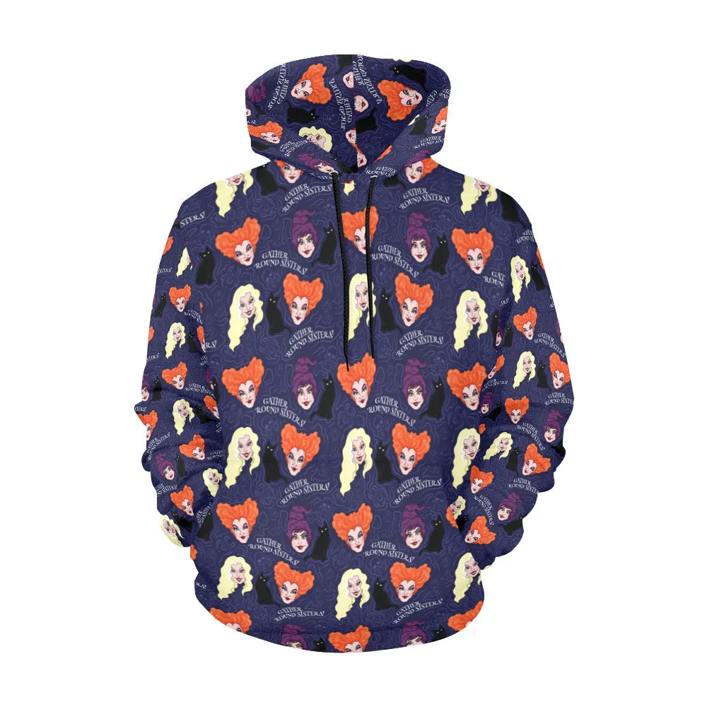 Disney Hocus Pocus Gather Round Sisters Hoodie for Women