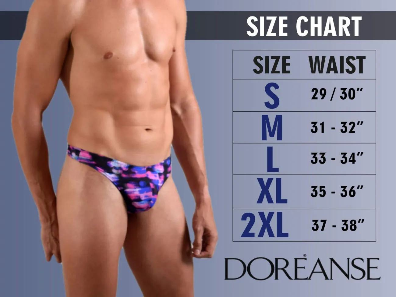 Doreanse 1781-WHT Naked Mini Trunk Color White