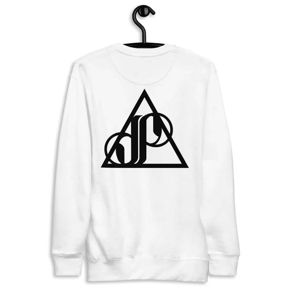 Drum Life White | unisex fleece pullover