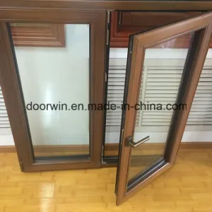 Durable Joints on The Wood Aluminum Frames, Solid Wood Aluminium Casement Windows for Africa Villa - China Aluminium Window, Wood Window