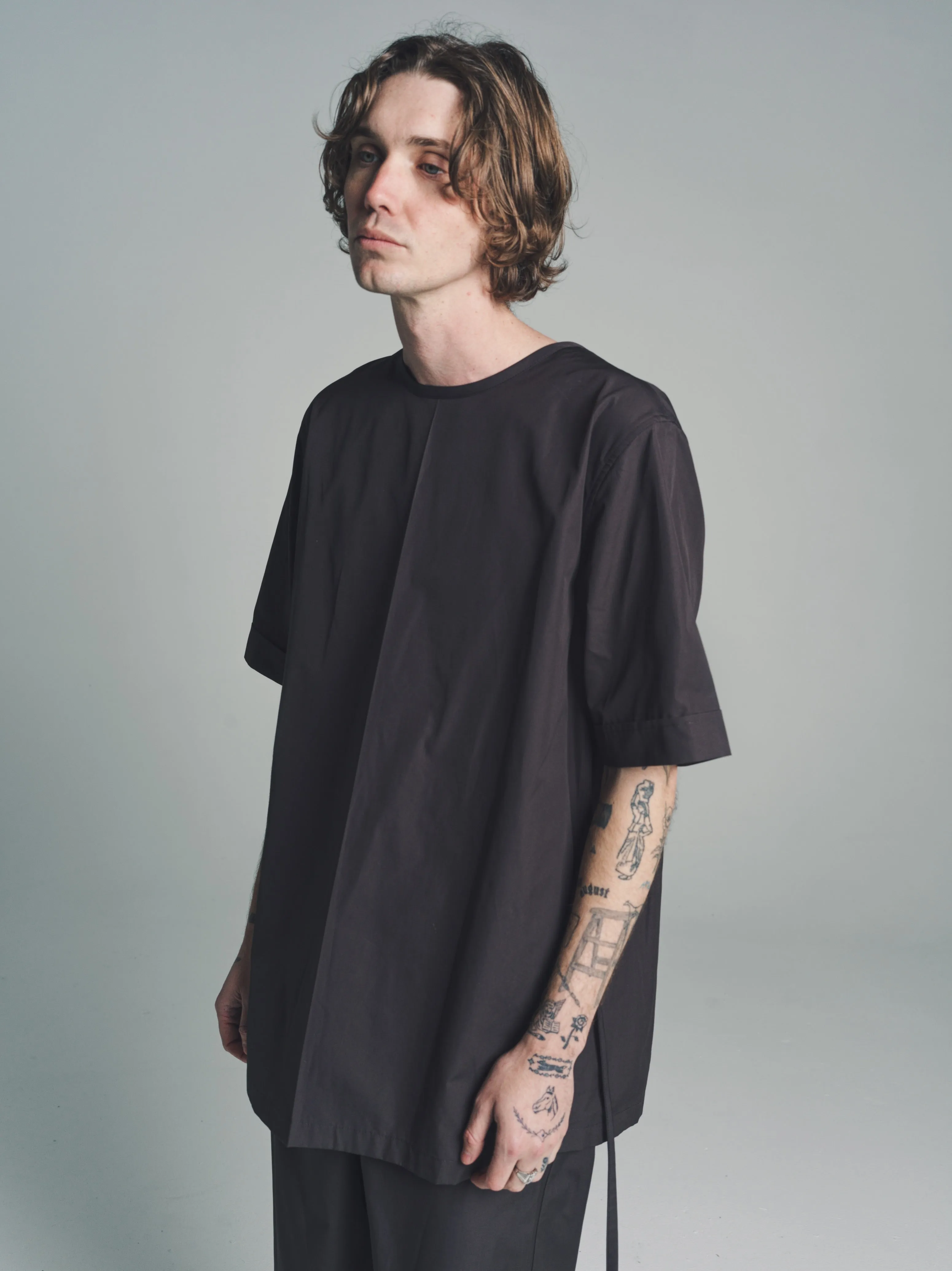 Ebane Open Back Short Sleeve Tunic