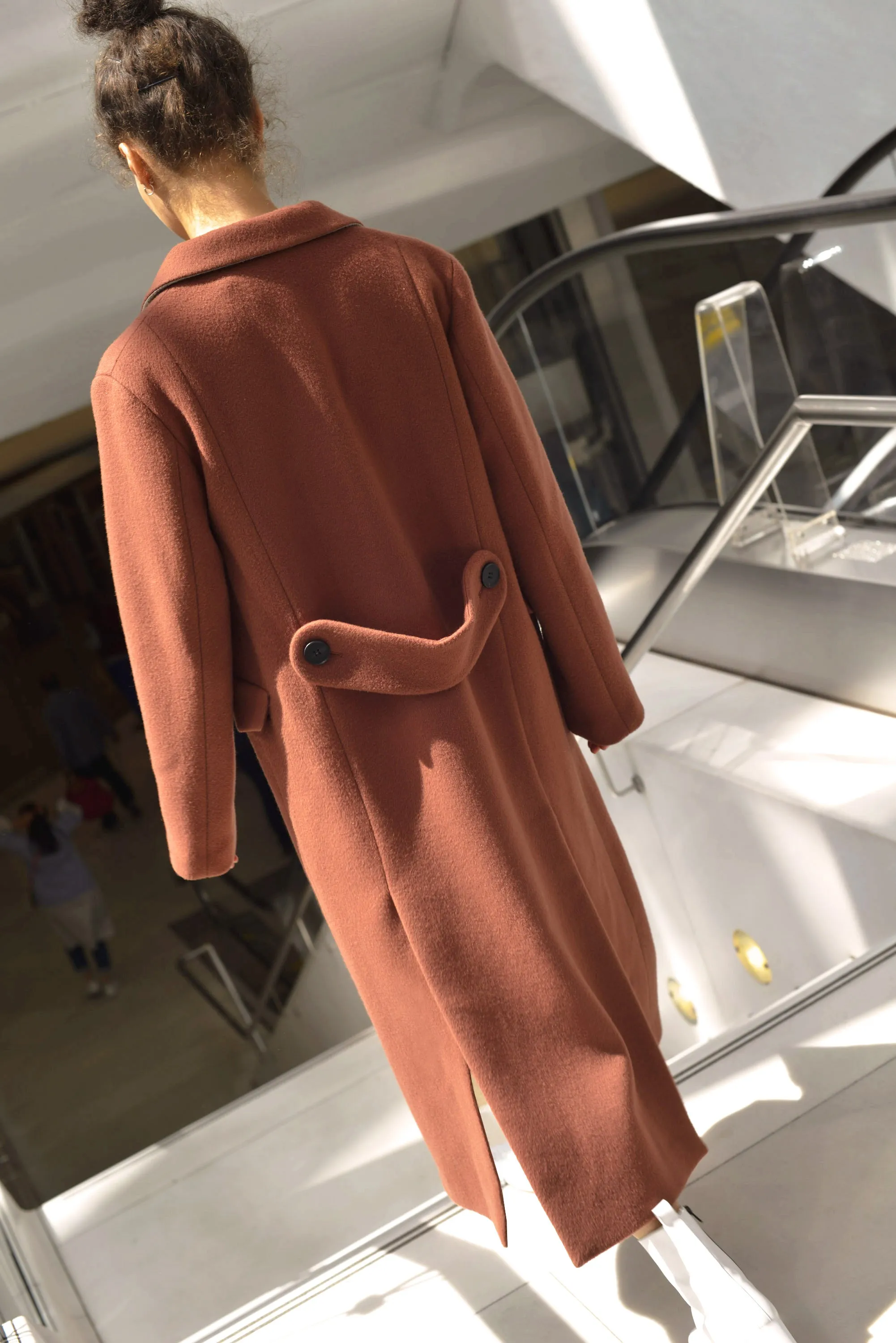 ECLIPSE POCKET CASHMERE WOOL COAT