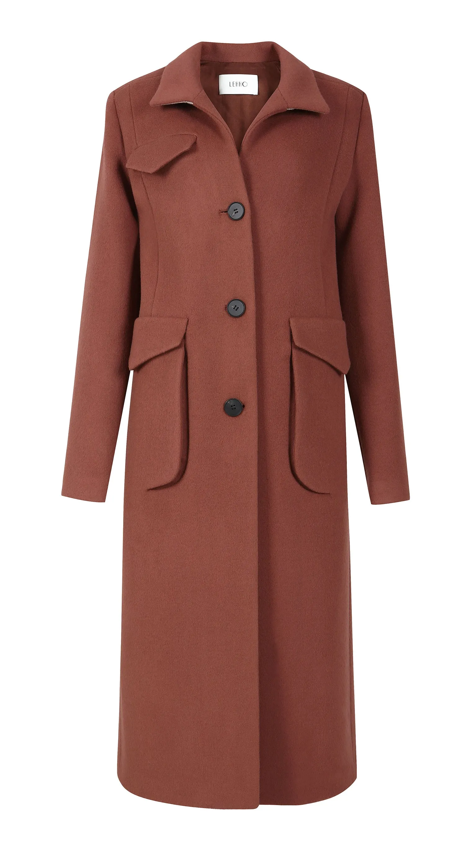ECLIPSE POCKET CASHMERE WOOL COAT