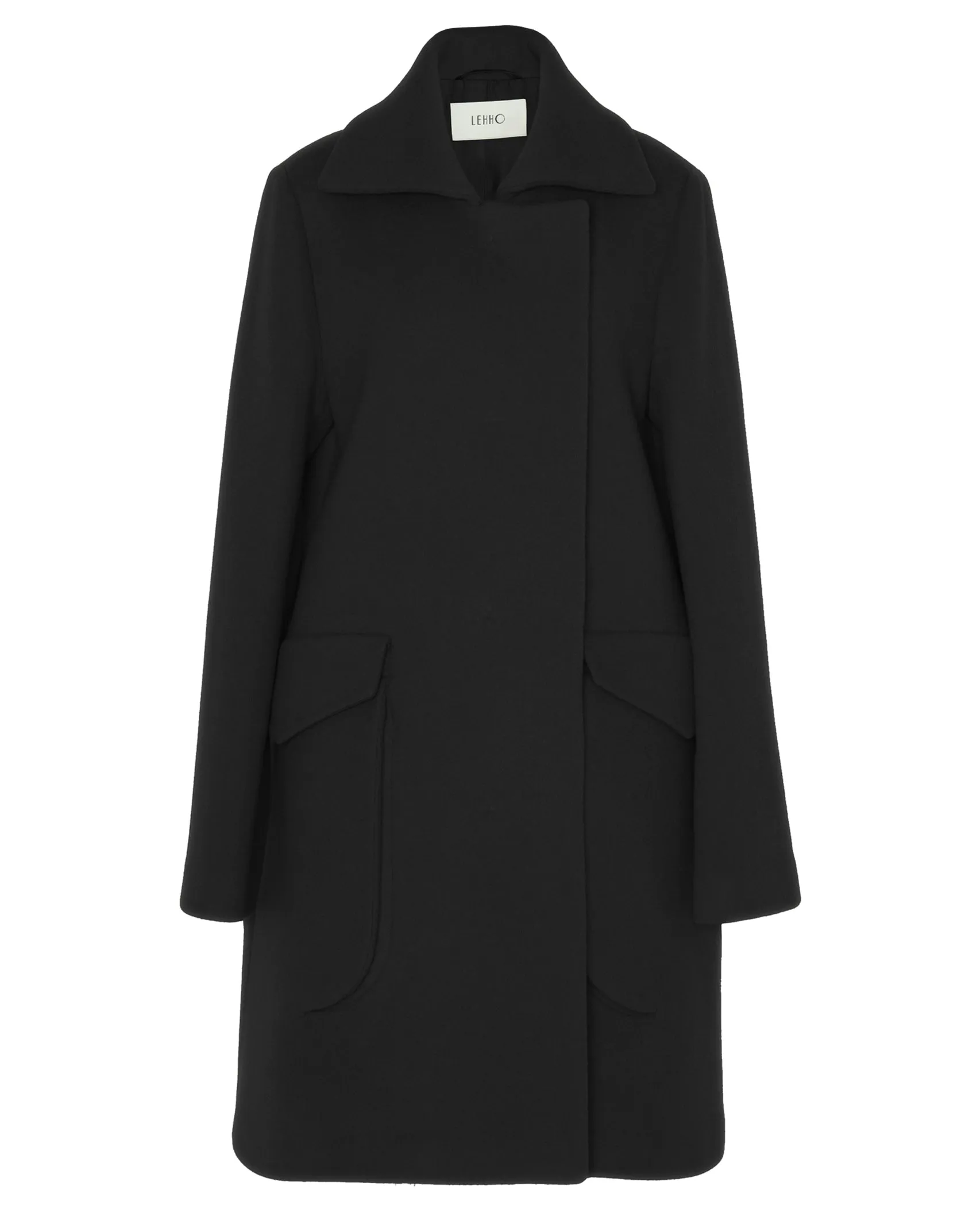 ECLIPSE POCKET DOUBLE FACE WOOL PEA COAT
