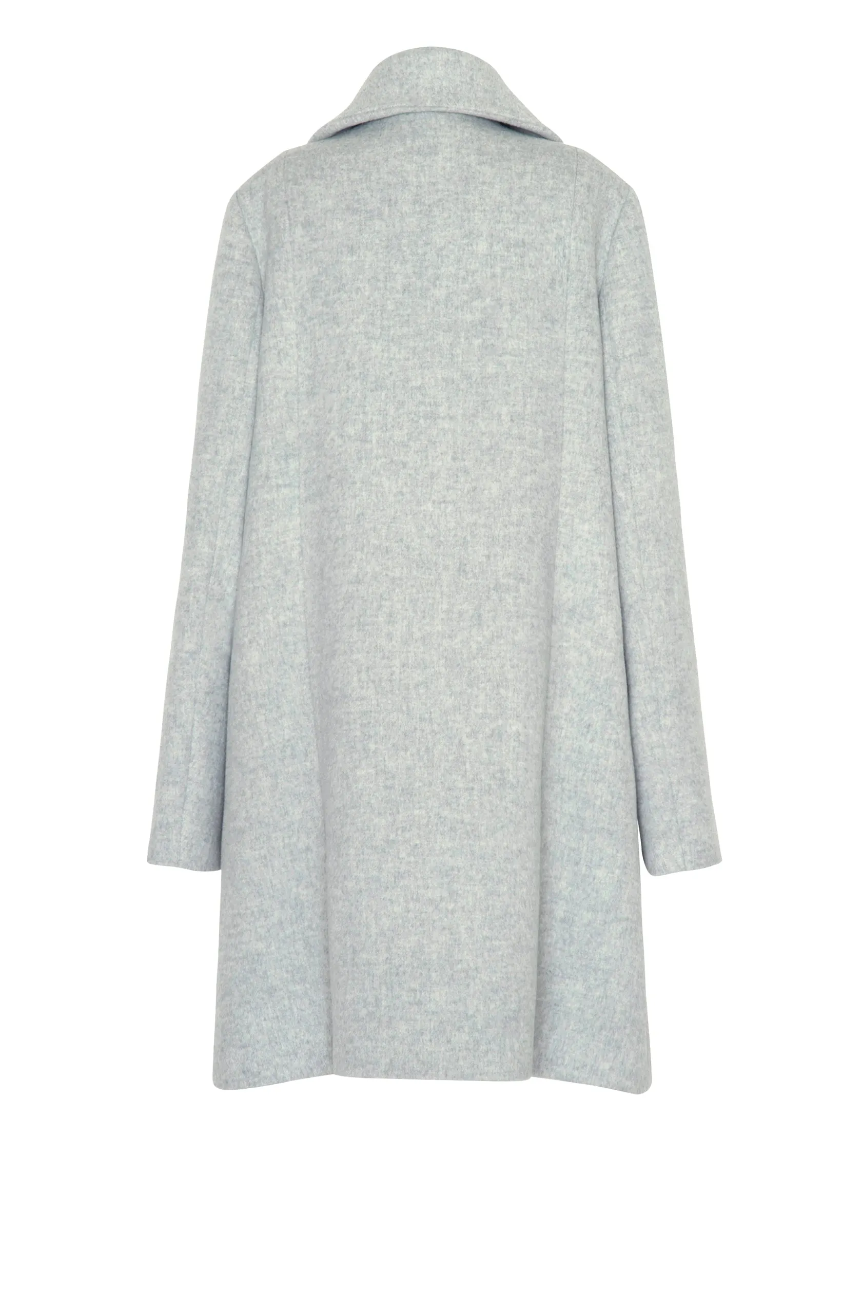 ECLIPSE POCKET DOUBLE FACE WOOL PEA COAT