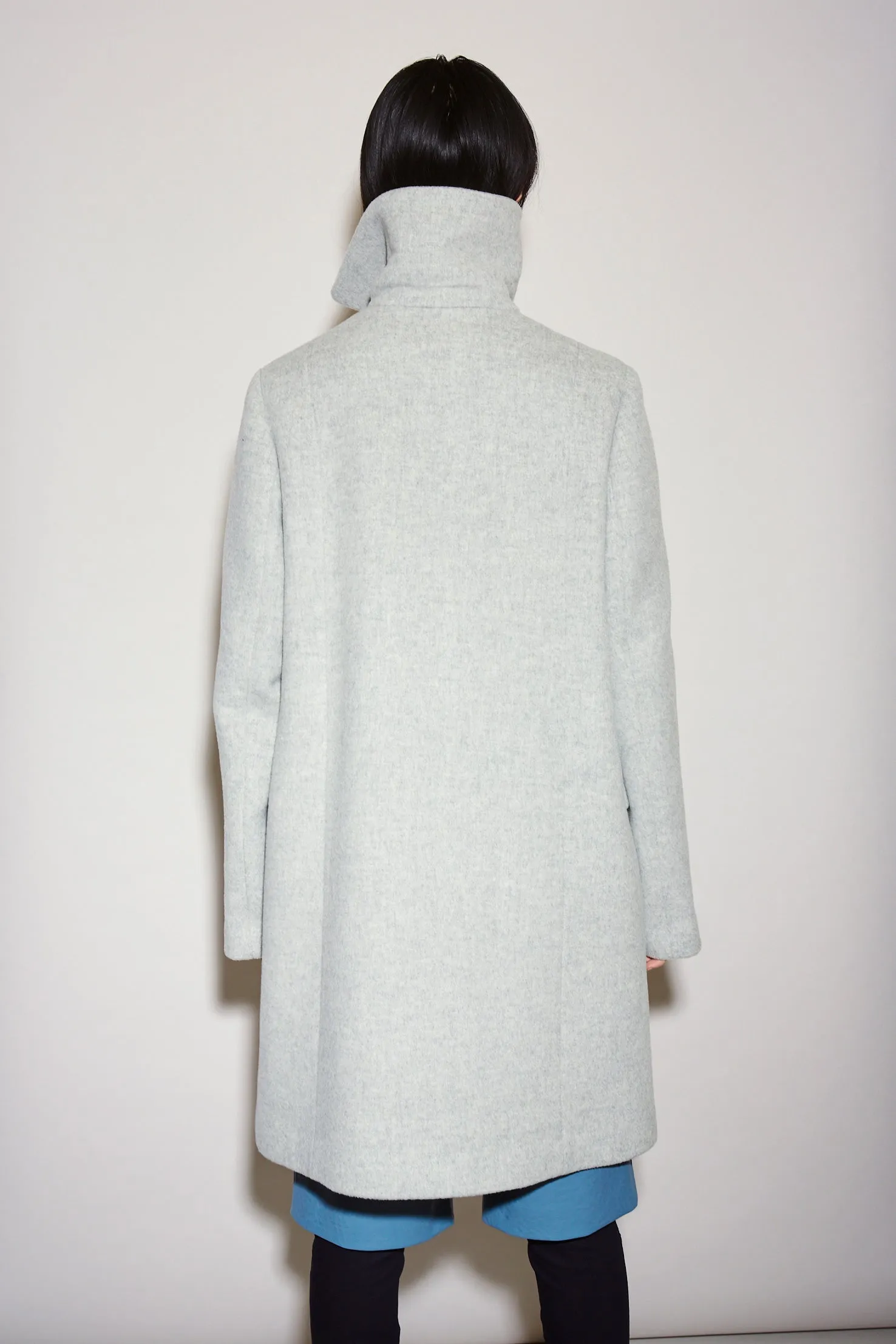 ECLIPSE POCKET DOUBLE FACE WOOL PEA COAT