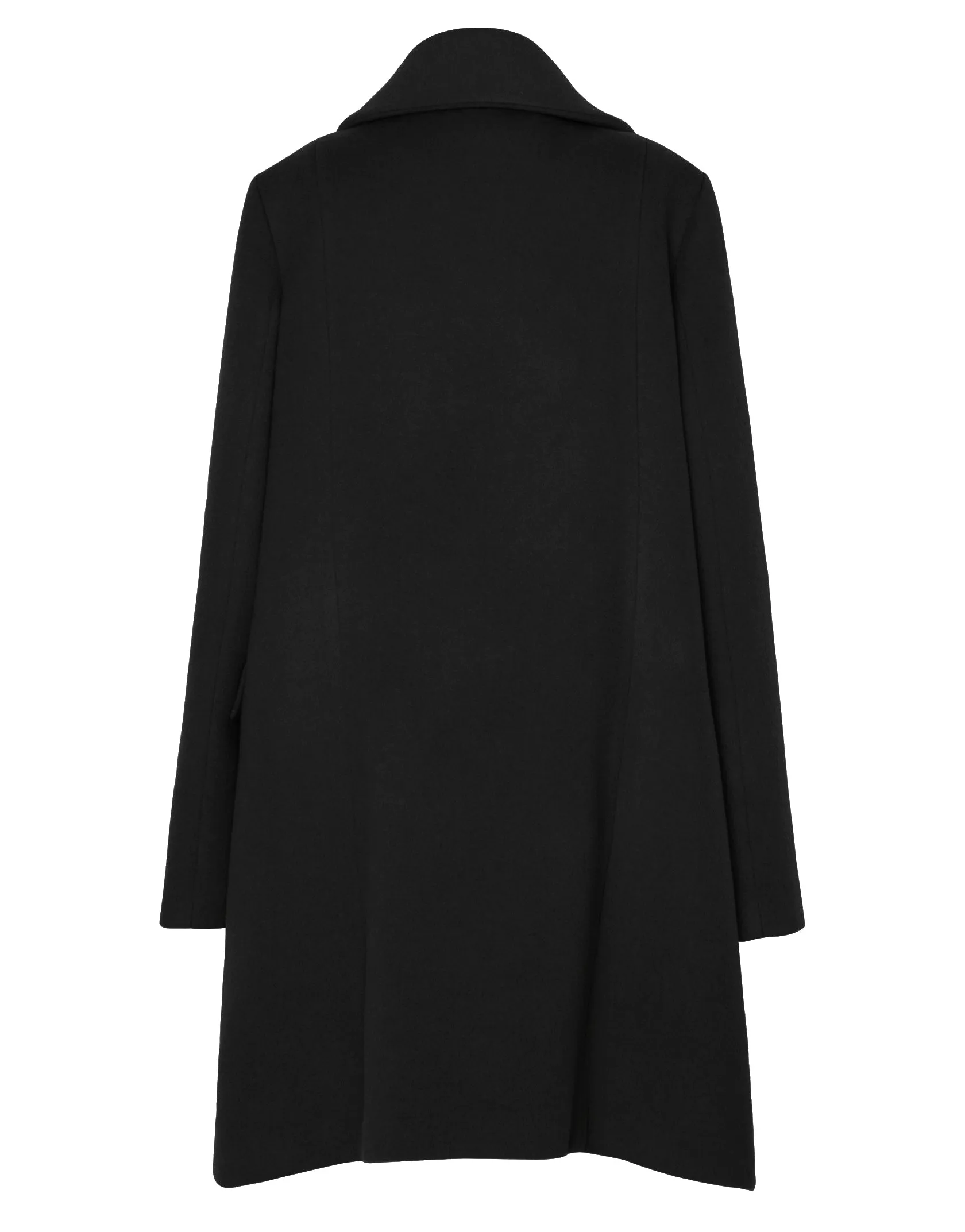 ECLIPSE POCKET DOUBLE FACE WOOL PEA COAT
