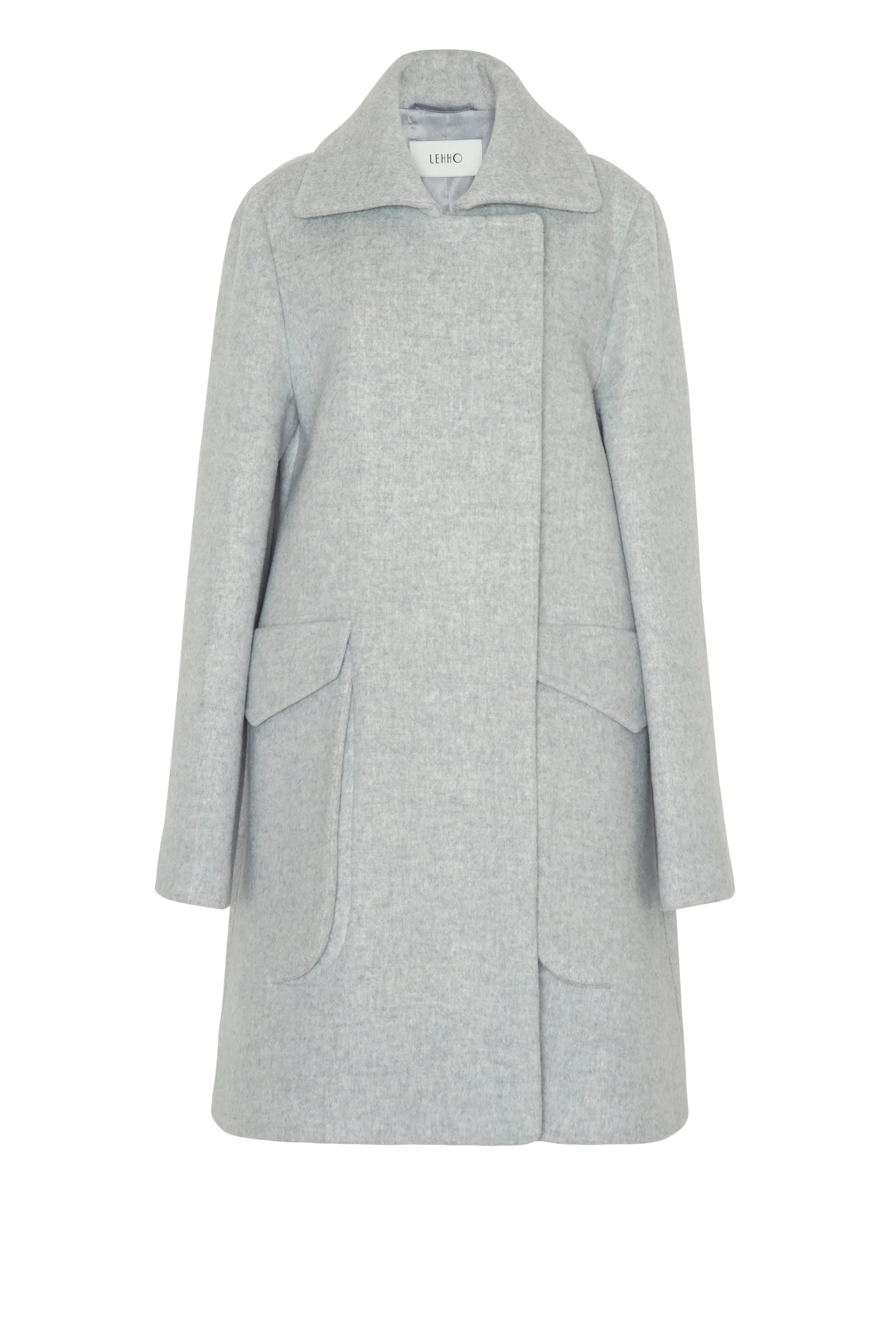 ECLIPSE POCKET DOUBLE FACE WOOL PEA COAT
