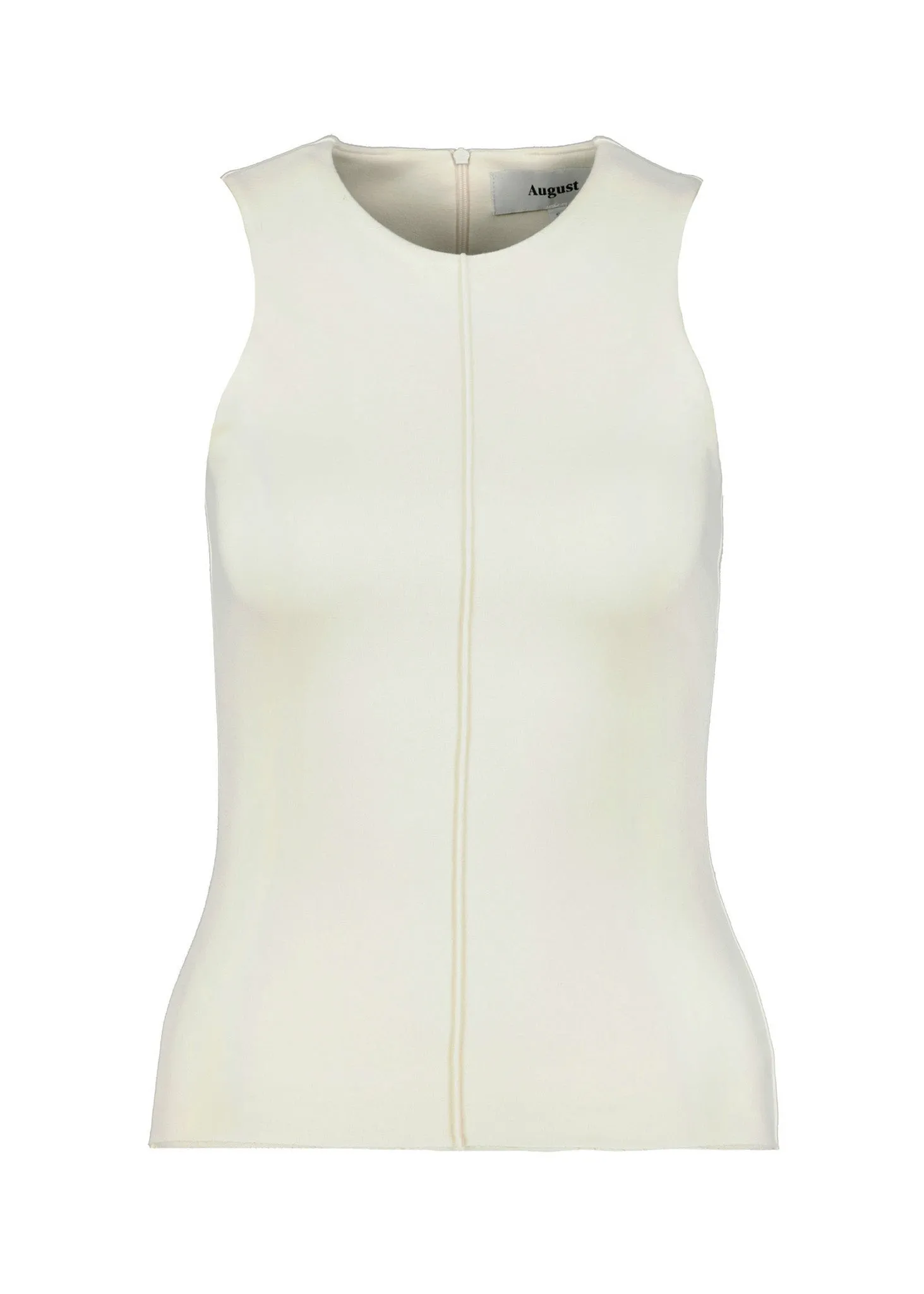 Elena Bamboo Jersey Top Ivory