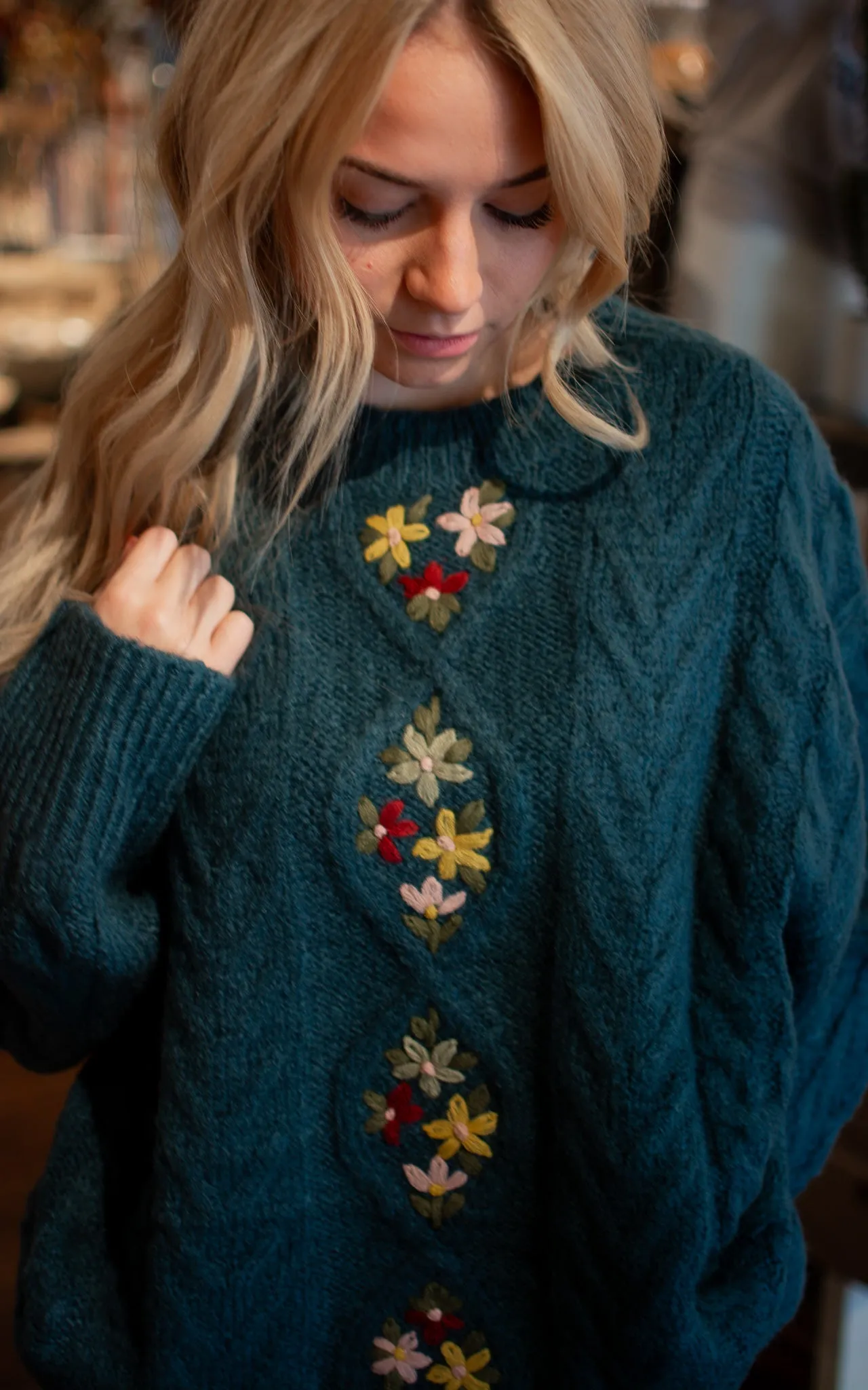 Emerald Fields Sweater