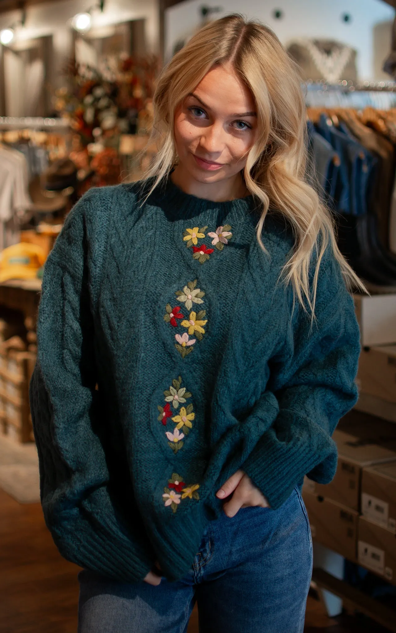 Emerald Fields Sweater