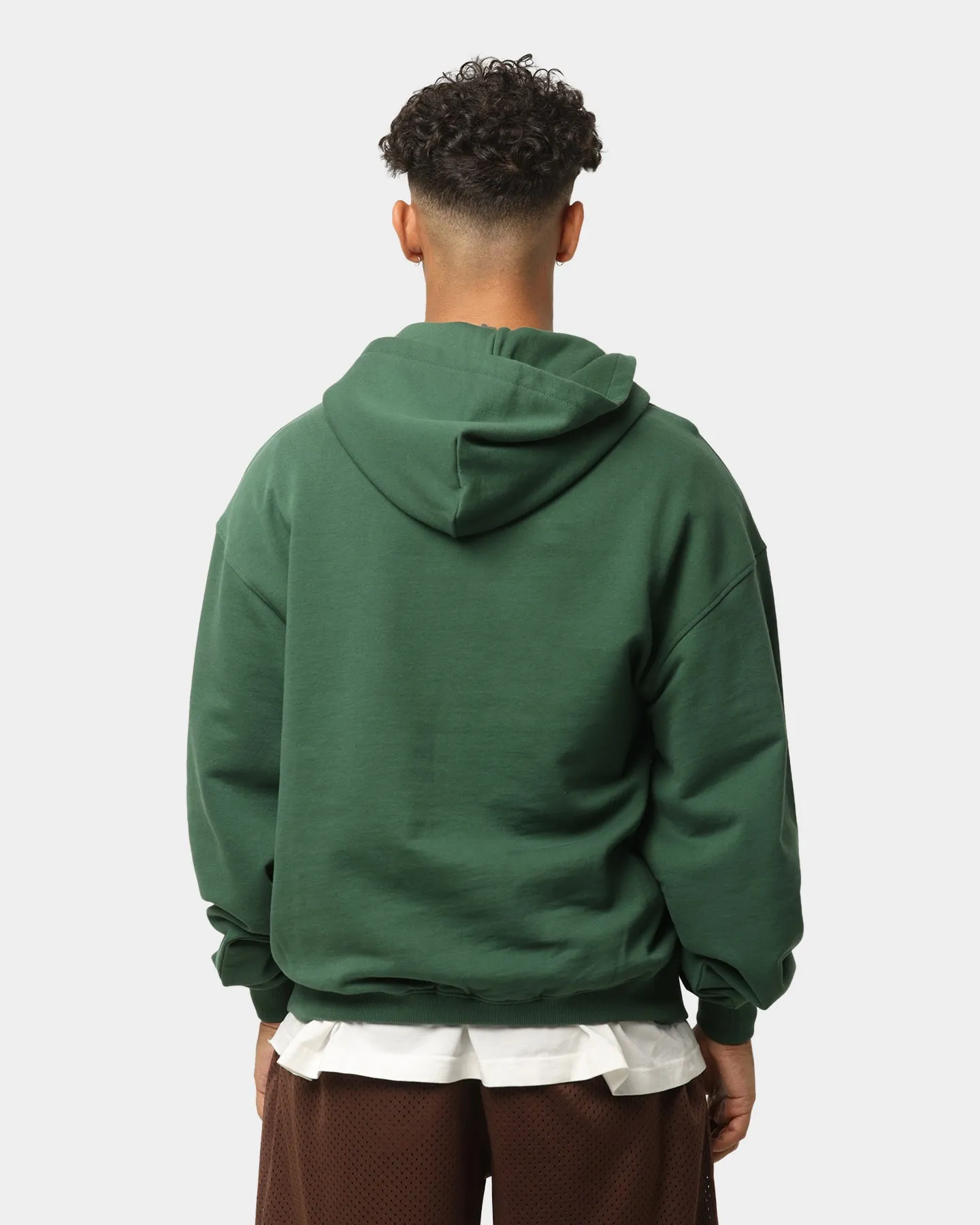 EN ES Origins Quarter Zip Hoodie Green