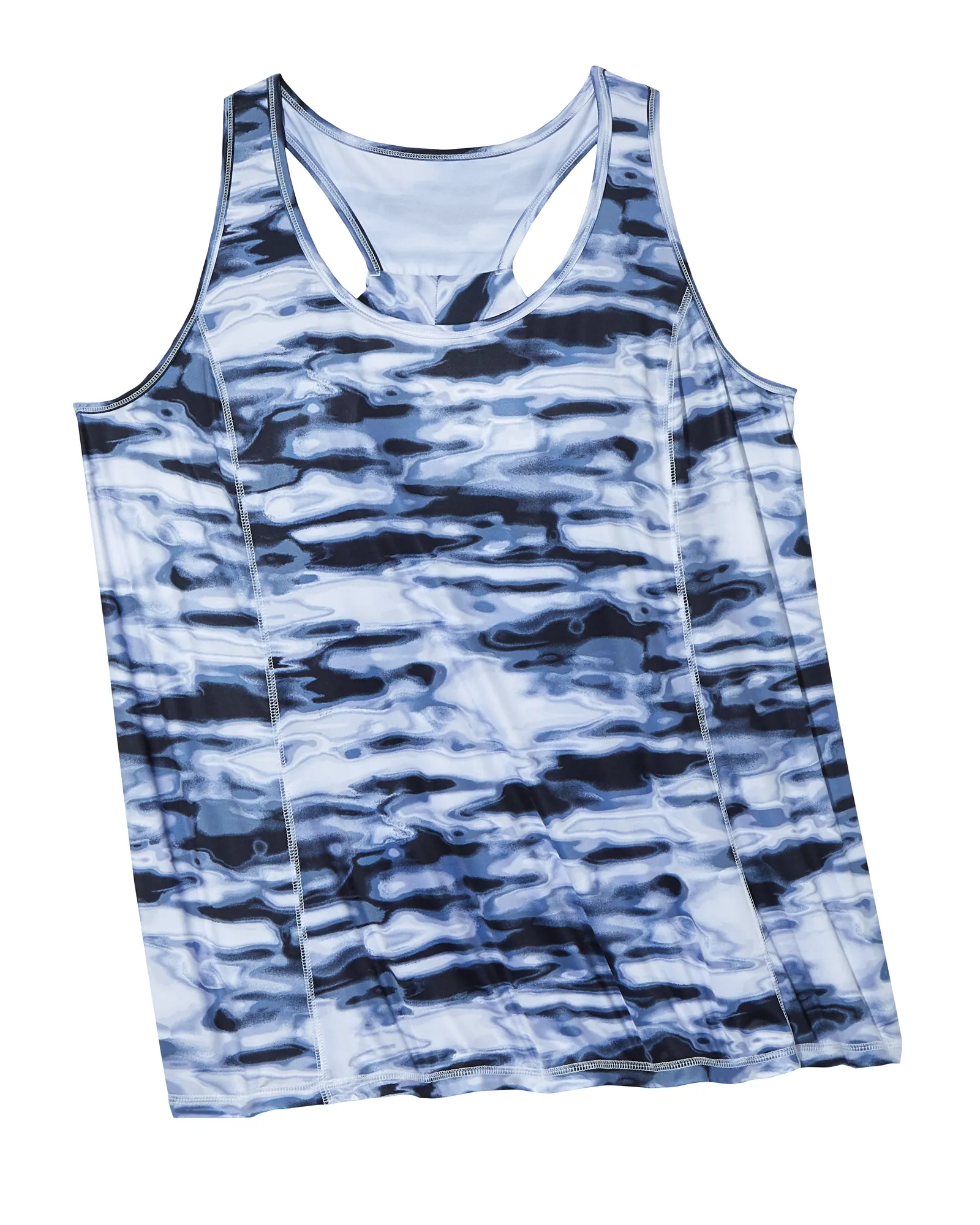 Fiorella Tank | Light Blue / Navy