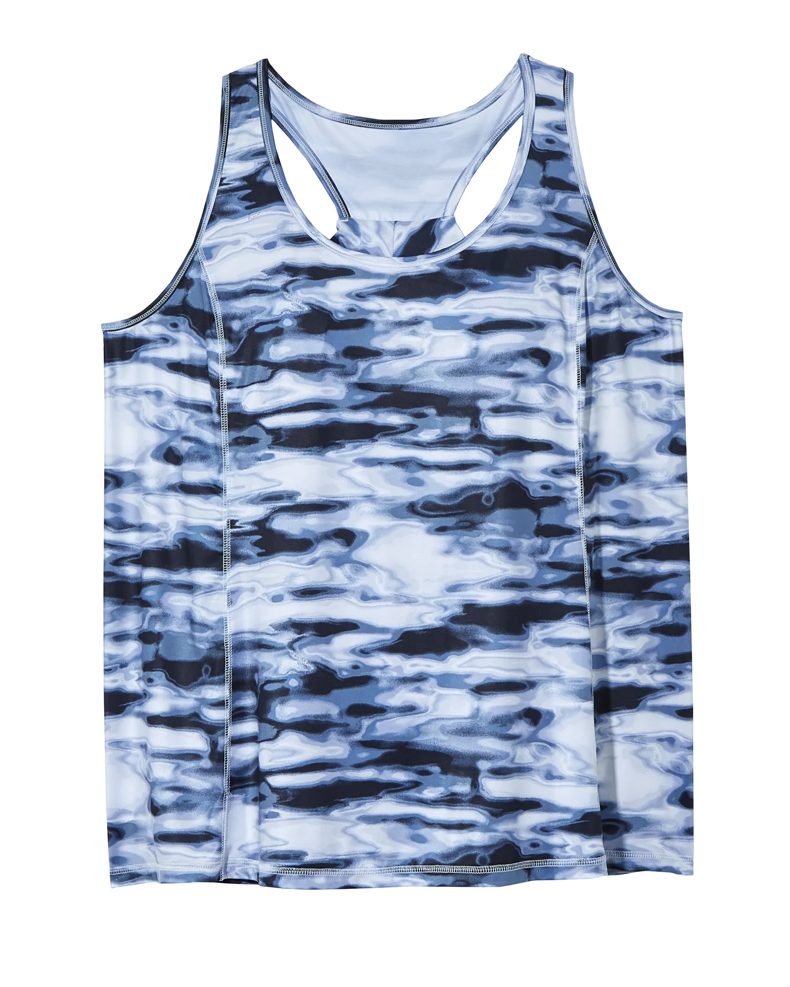 Fiorella Tank | Light Blue / Navy
