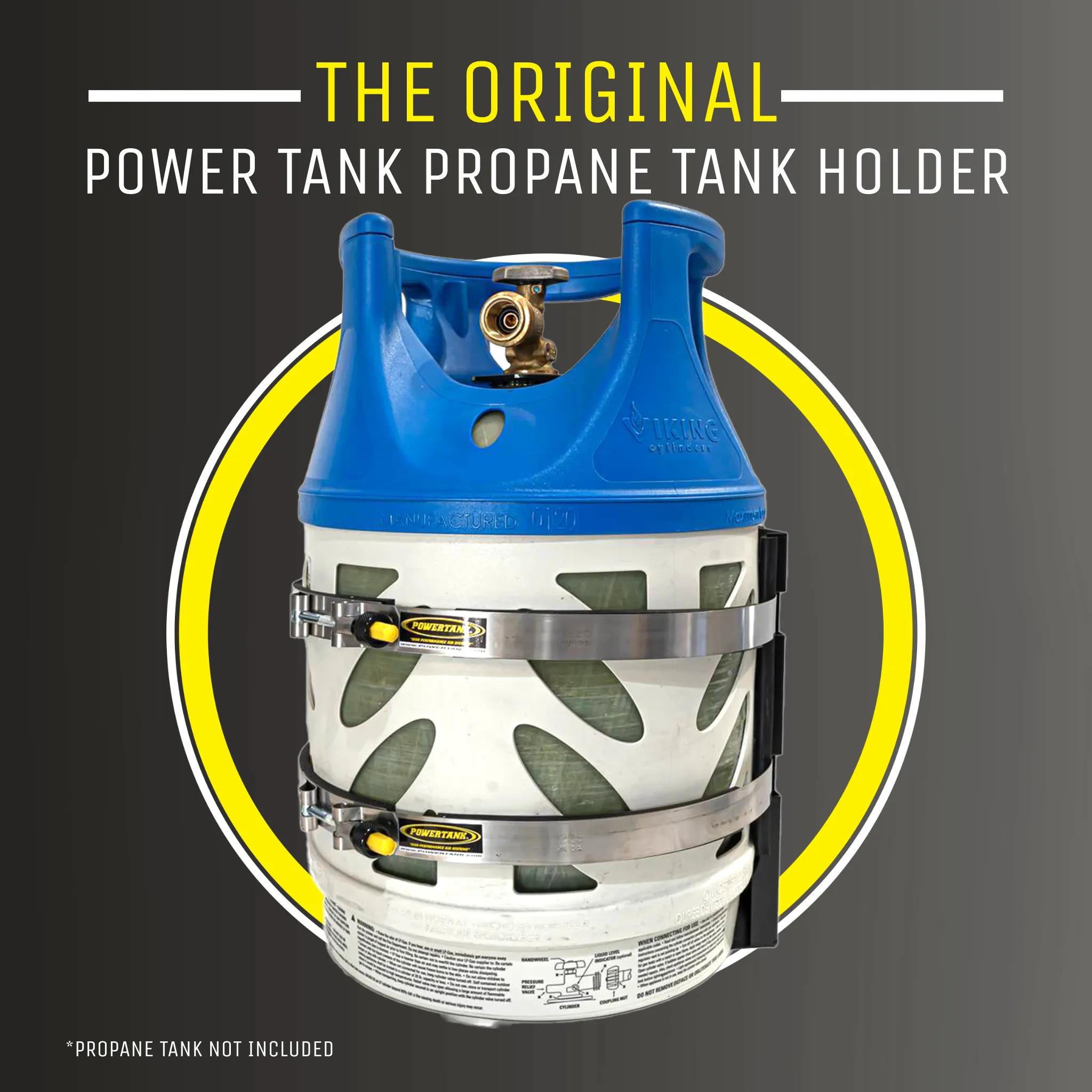 Foraker MARINE Bracket for 17 lb and 22 lb Viking Composite Propane Tank