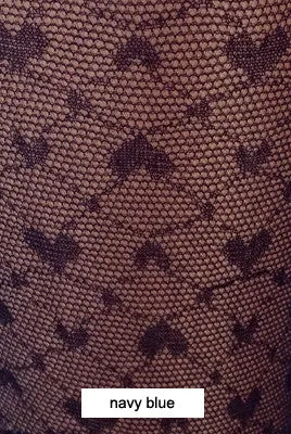 Franzoni Girls Elga Heart Colored Pattern Tights