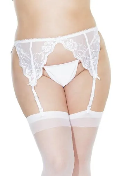 French Lace Garter Belt
