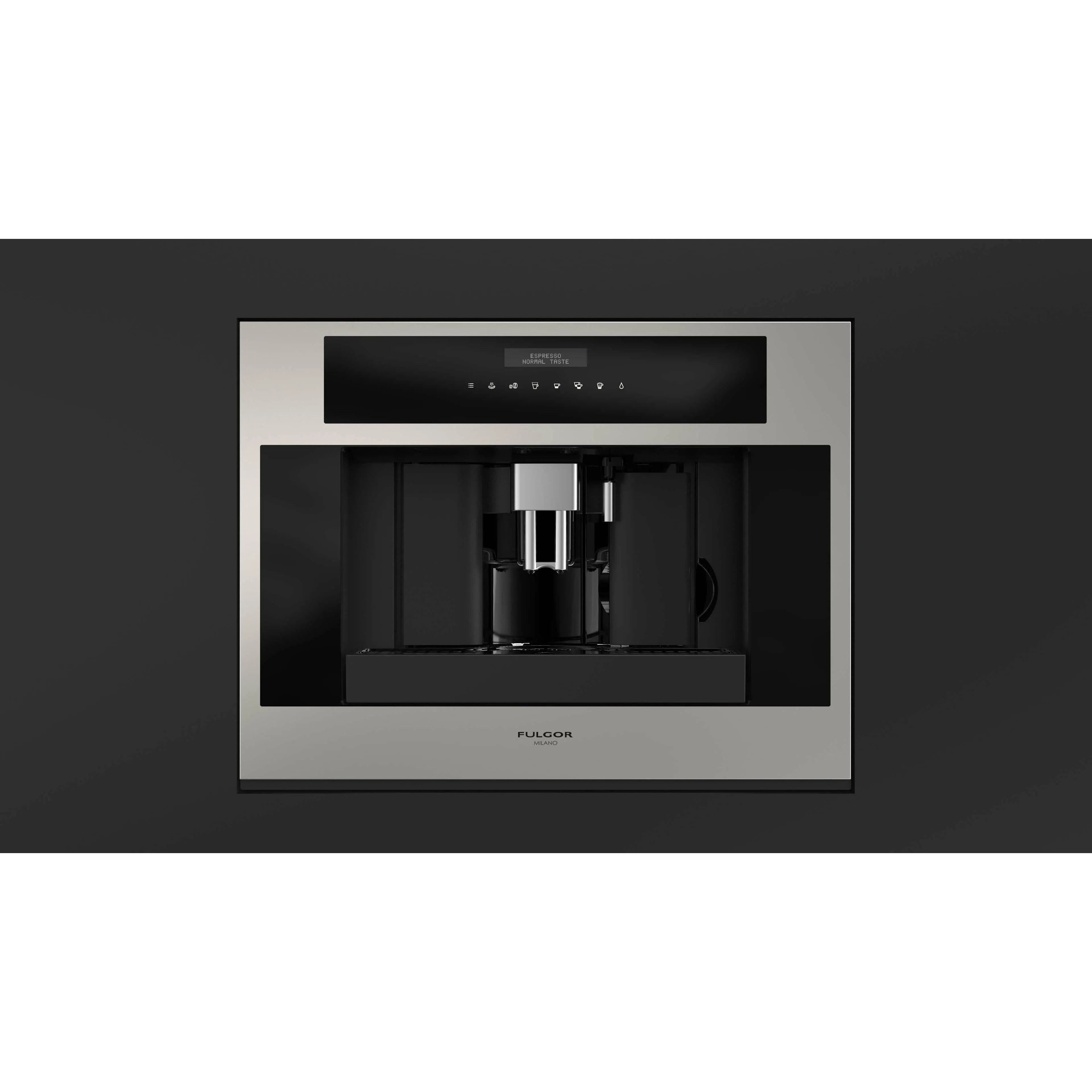 Fulgor Milano 24" Built-In Fully Automatic Coffee Machine, Stainless Steel - F7BC24S1