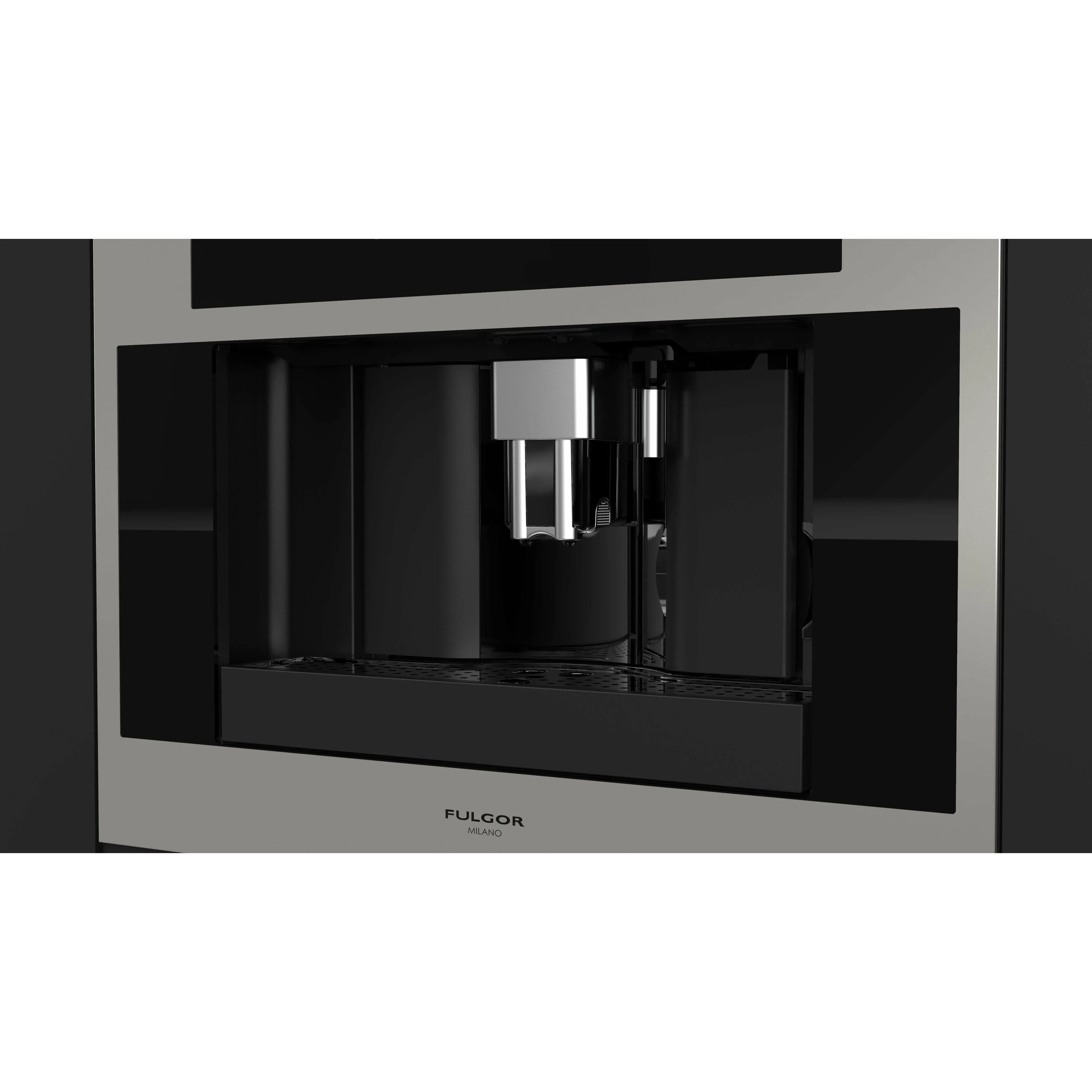 Fulgor Milano 24" Built-In Fully Automatic Coffee Machine, Stainless Steel - F7BC24S1