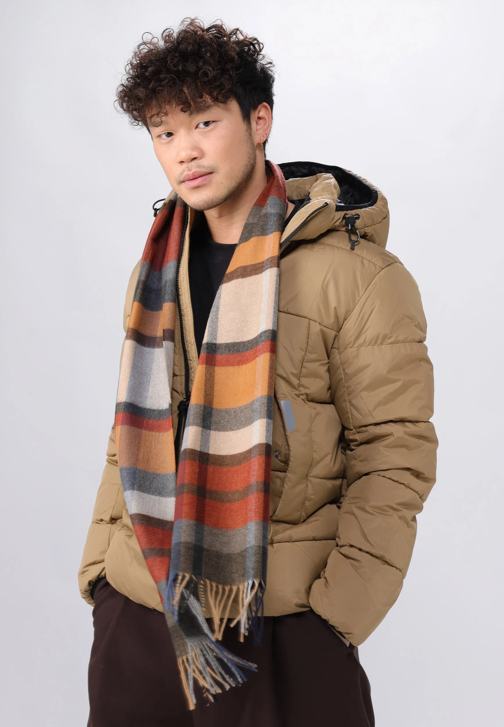 Grid Cashmink® Scarf