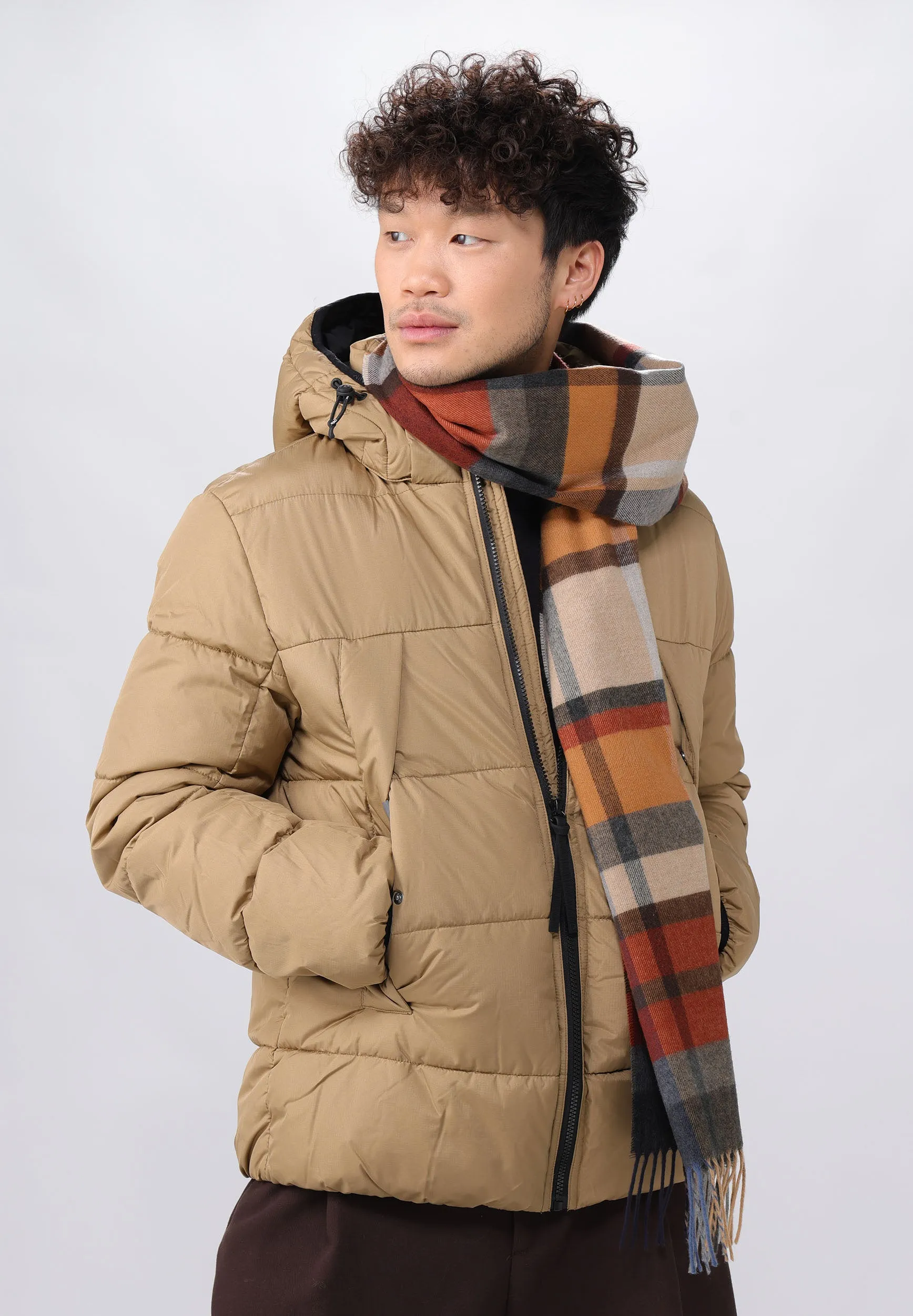 Grid Cashmink® Scarf