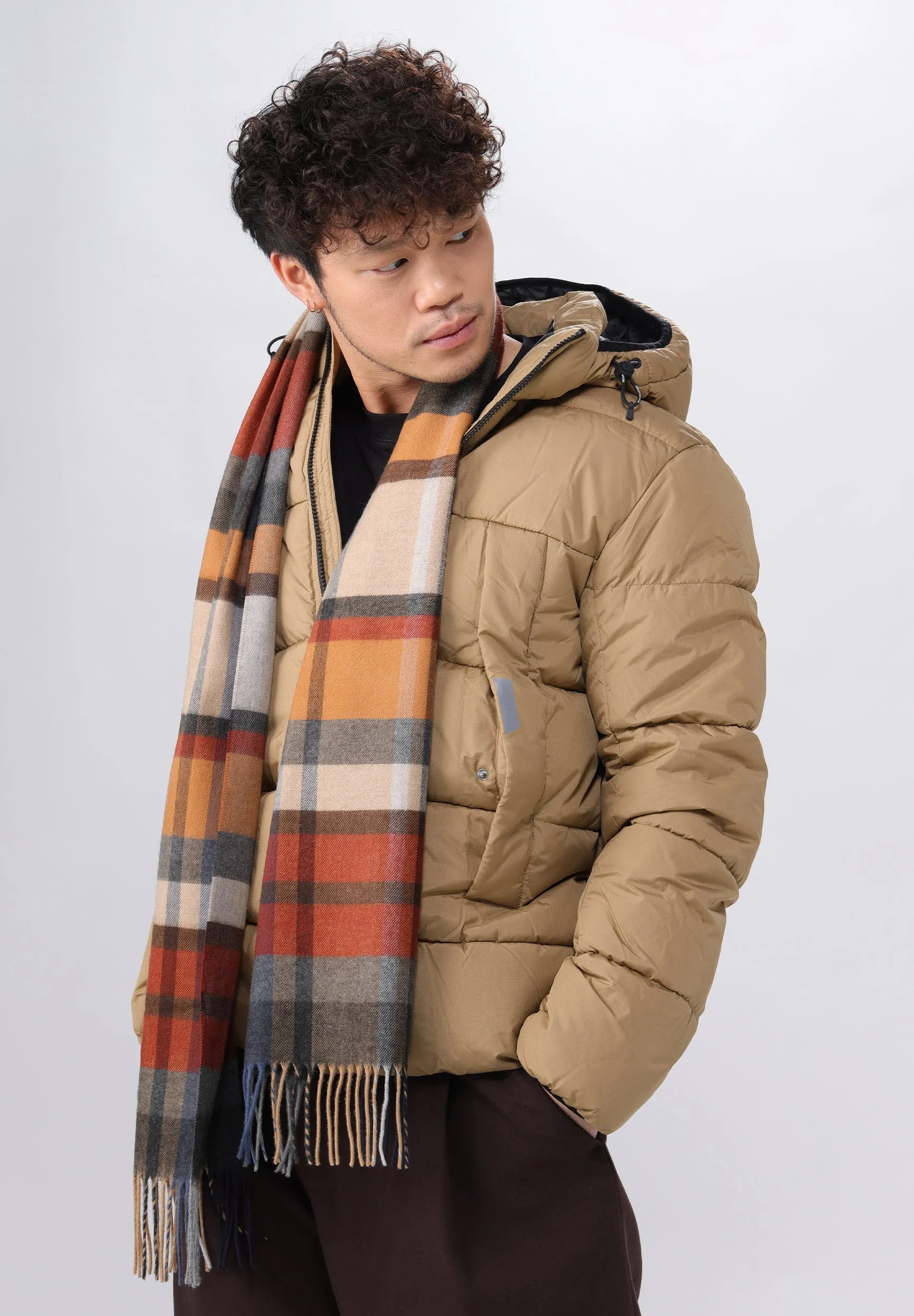 Grid Cashmink® Scarf
